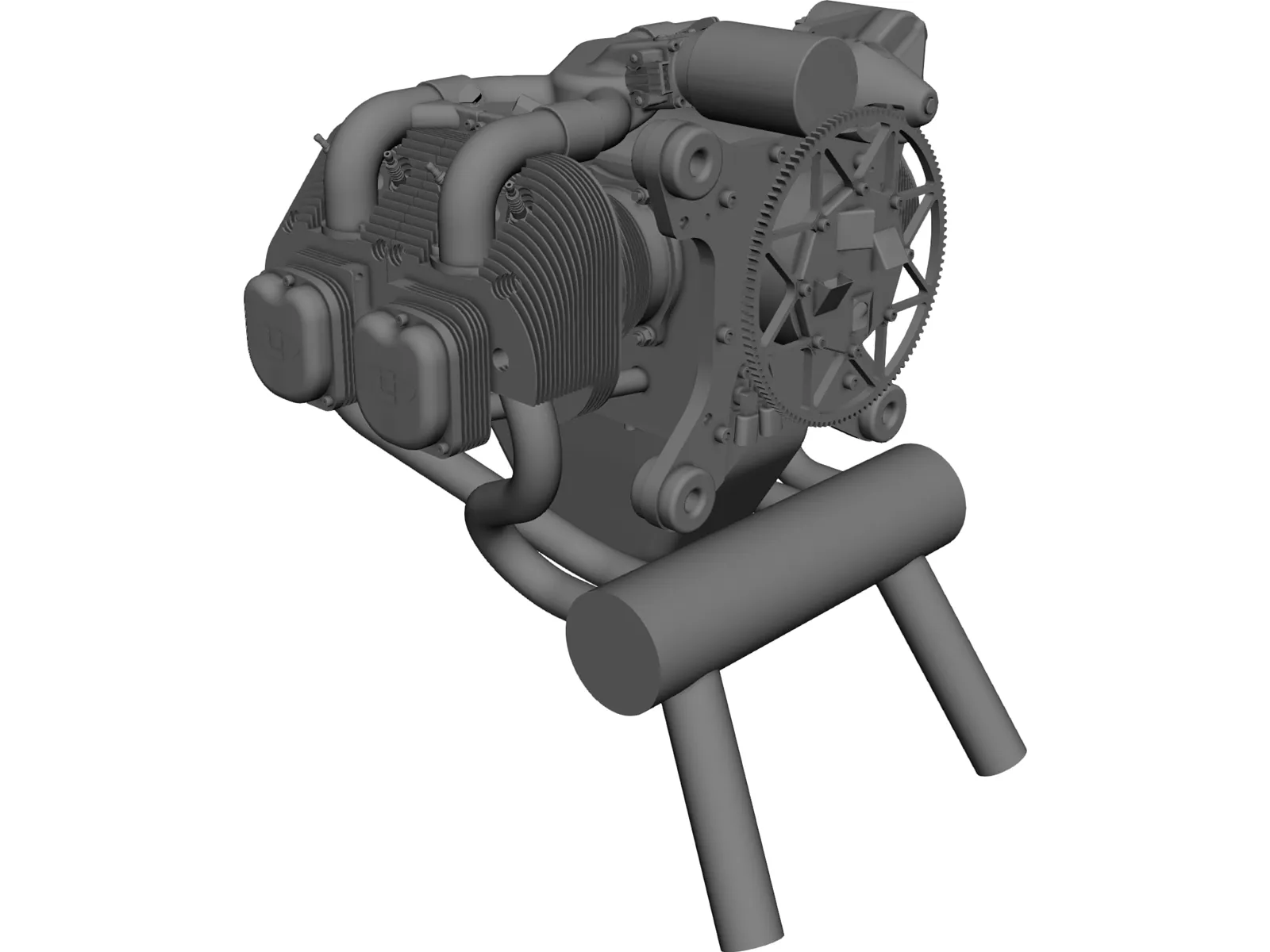 UL260i Engine 3D Model