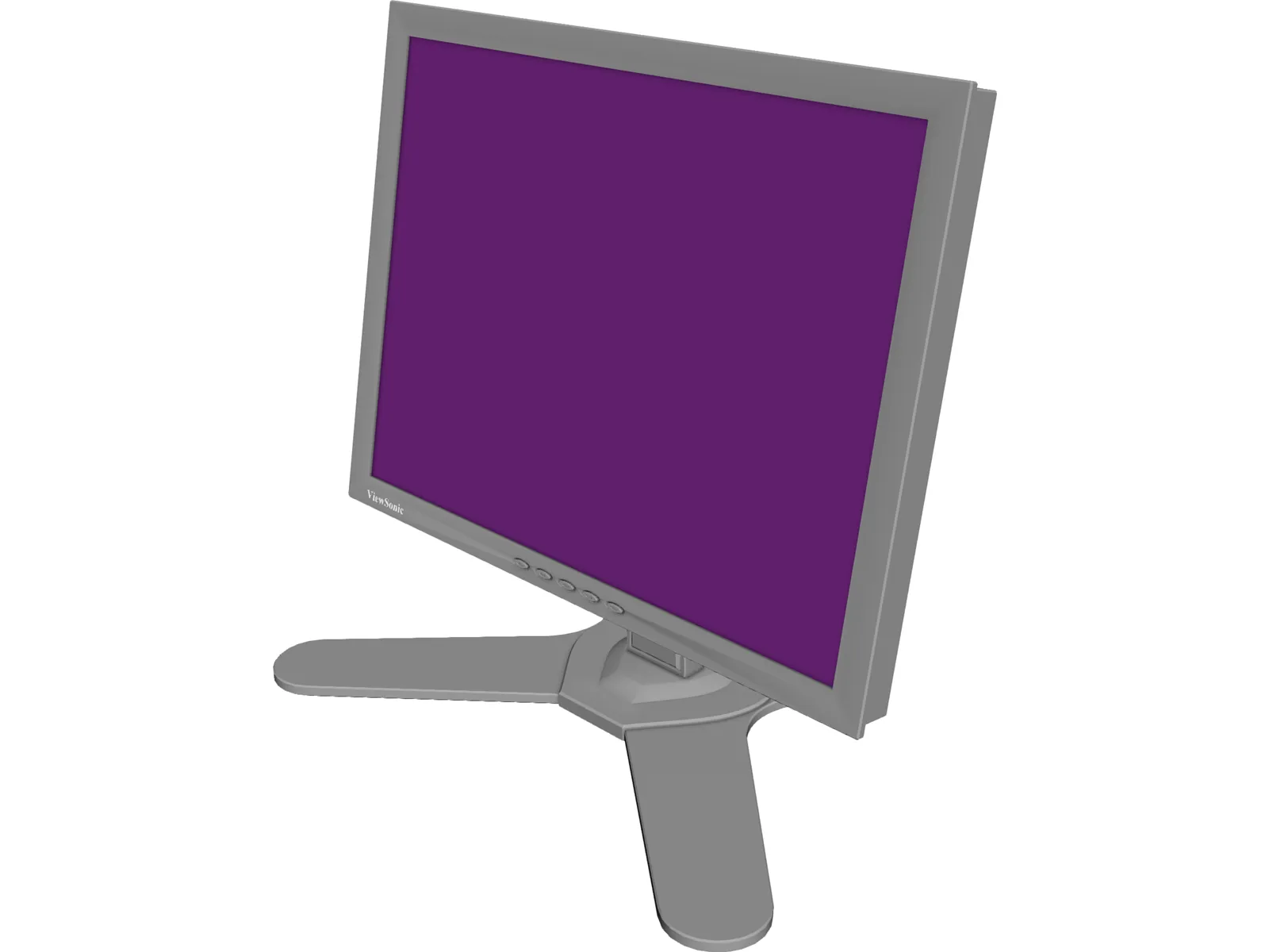 Viewsonic Monitor 3D Model