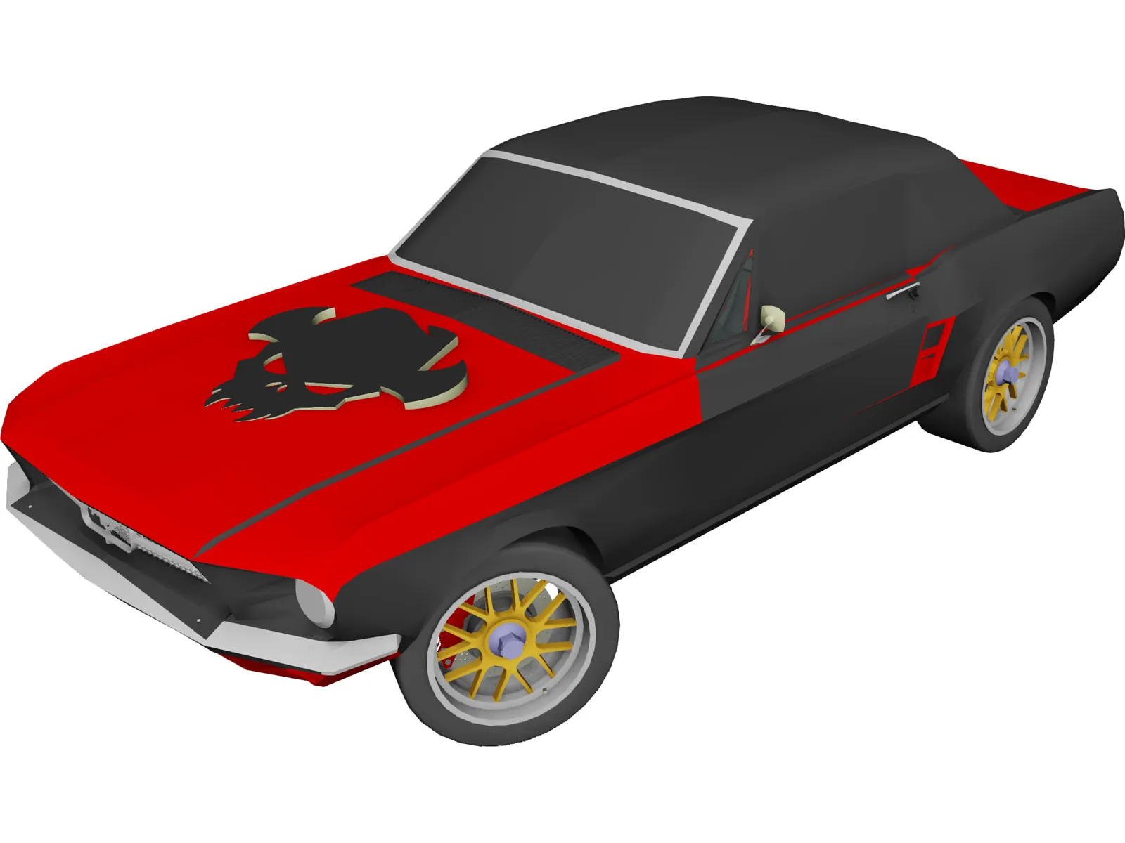 Ford Mustang (1967) [Tuned] 3D Model