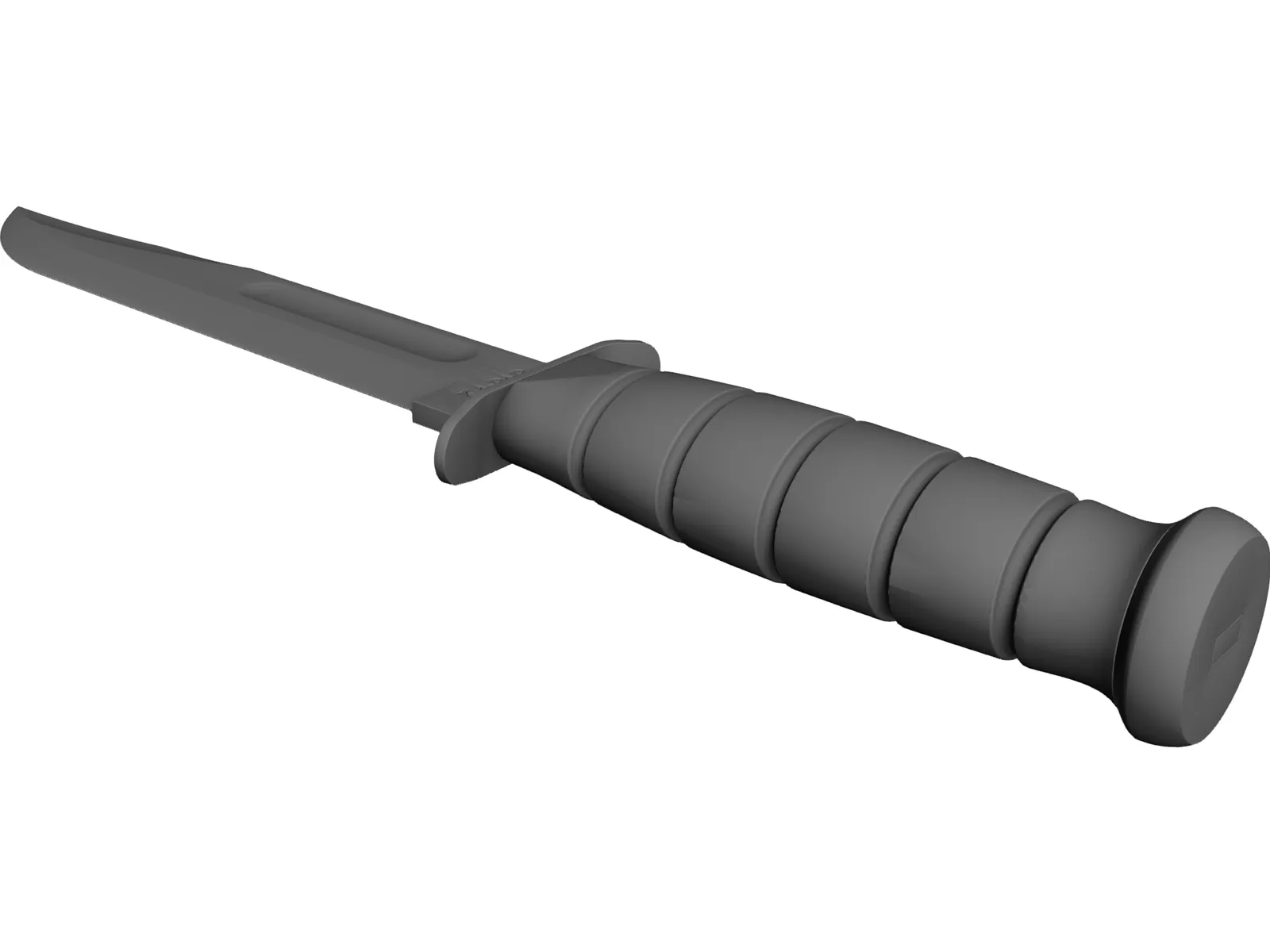 KA-BAR Knife 3D Model