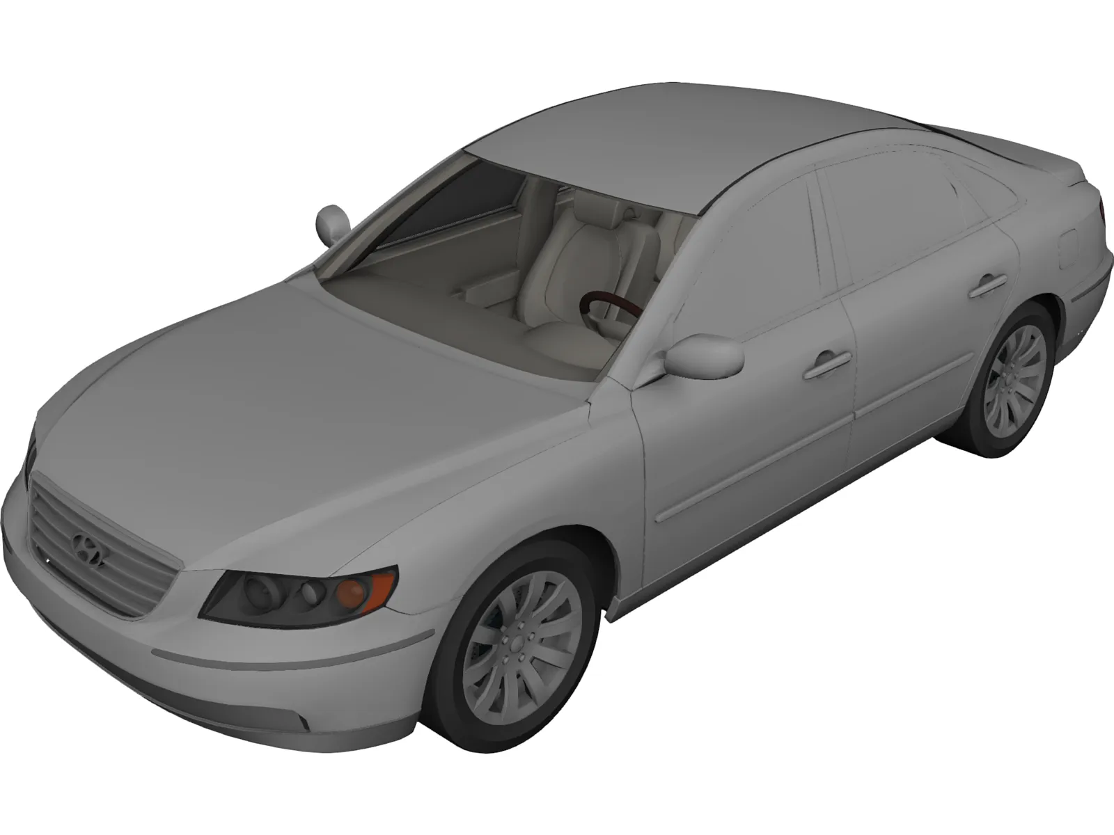 Hyundai Azera (2009) 3D Model