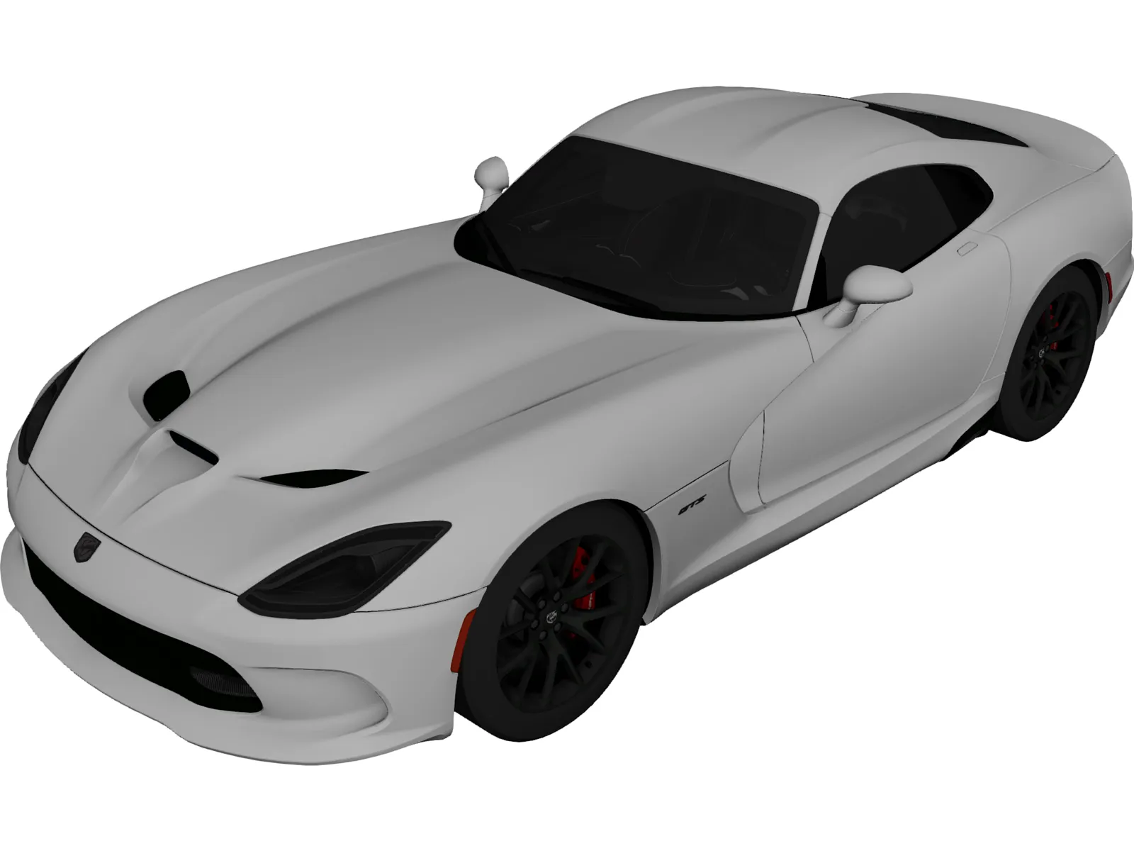 Dodge Viper SRT GTS (2013) 3D Model