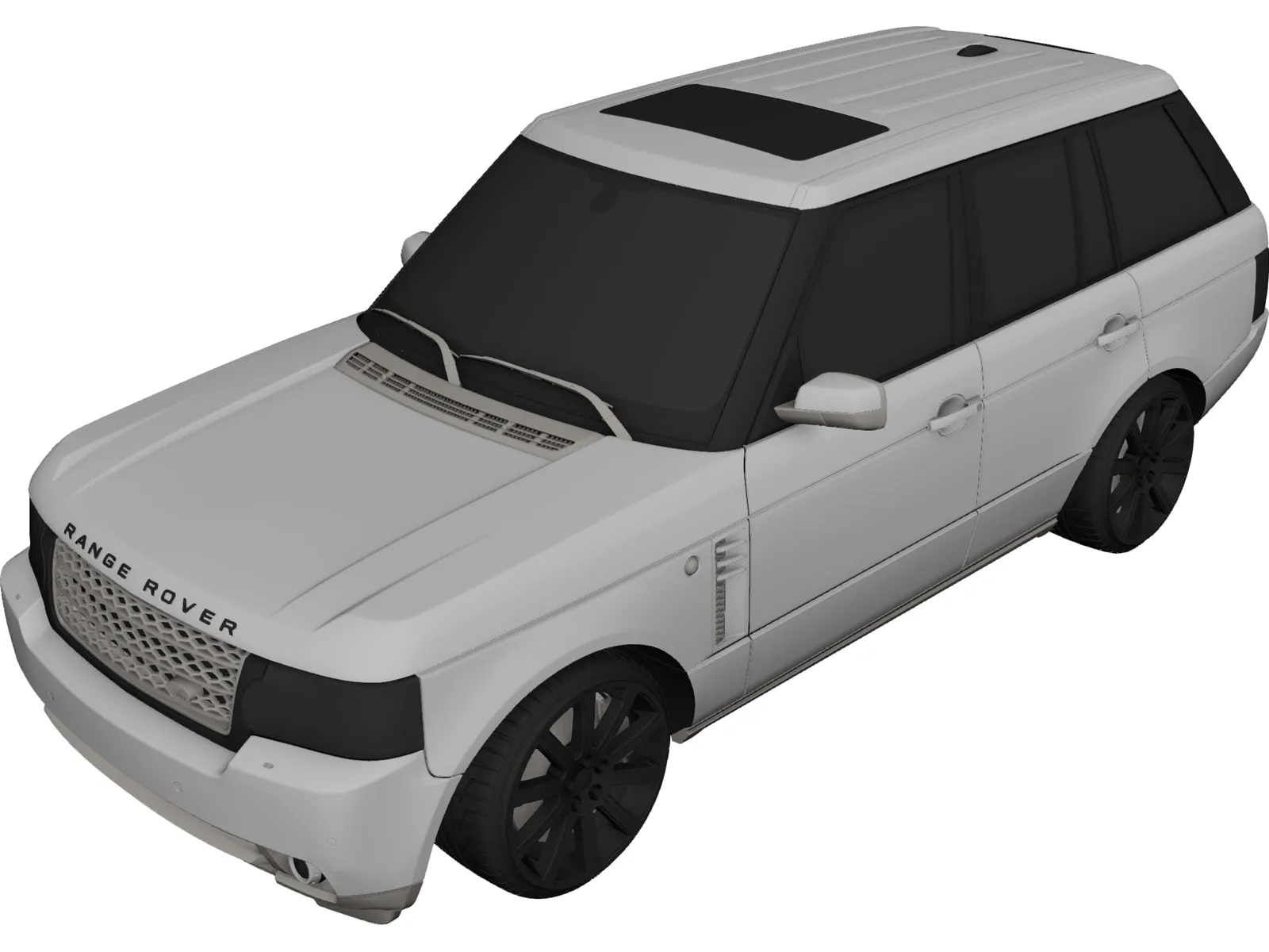 Range Rover Sport (2012) 3D Model