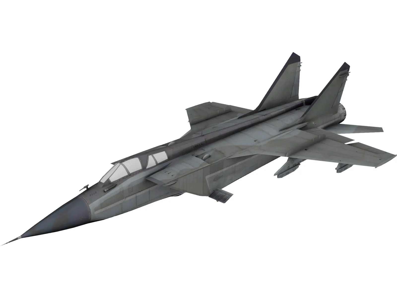 MiG-31 Foxhound 3D Model