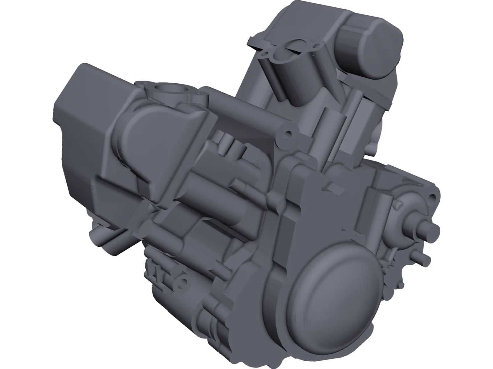 Aprilia SXV 550 Engine 3D Model