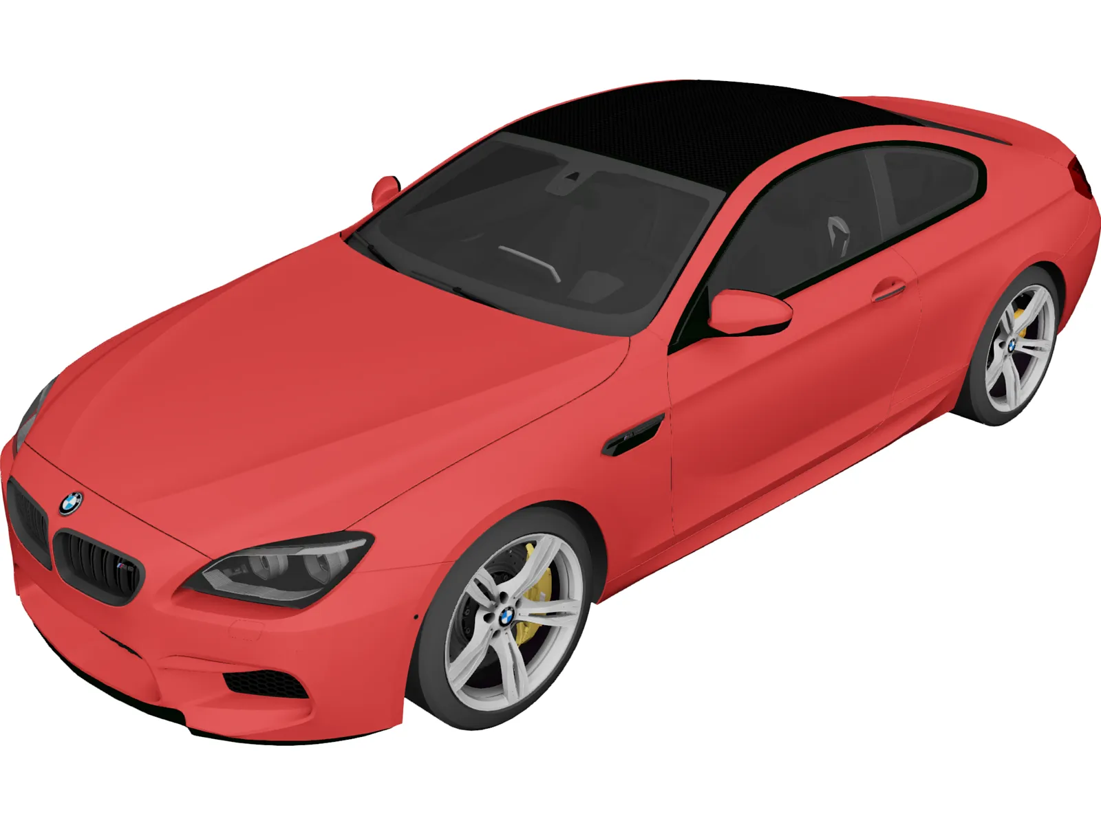 BMW M6 Coupe [F13] (2013) 3D Model