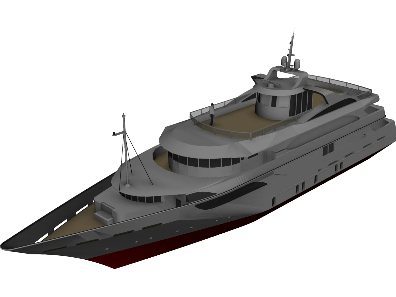 Yacht 3D Model