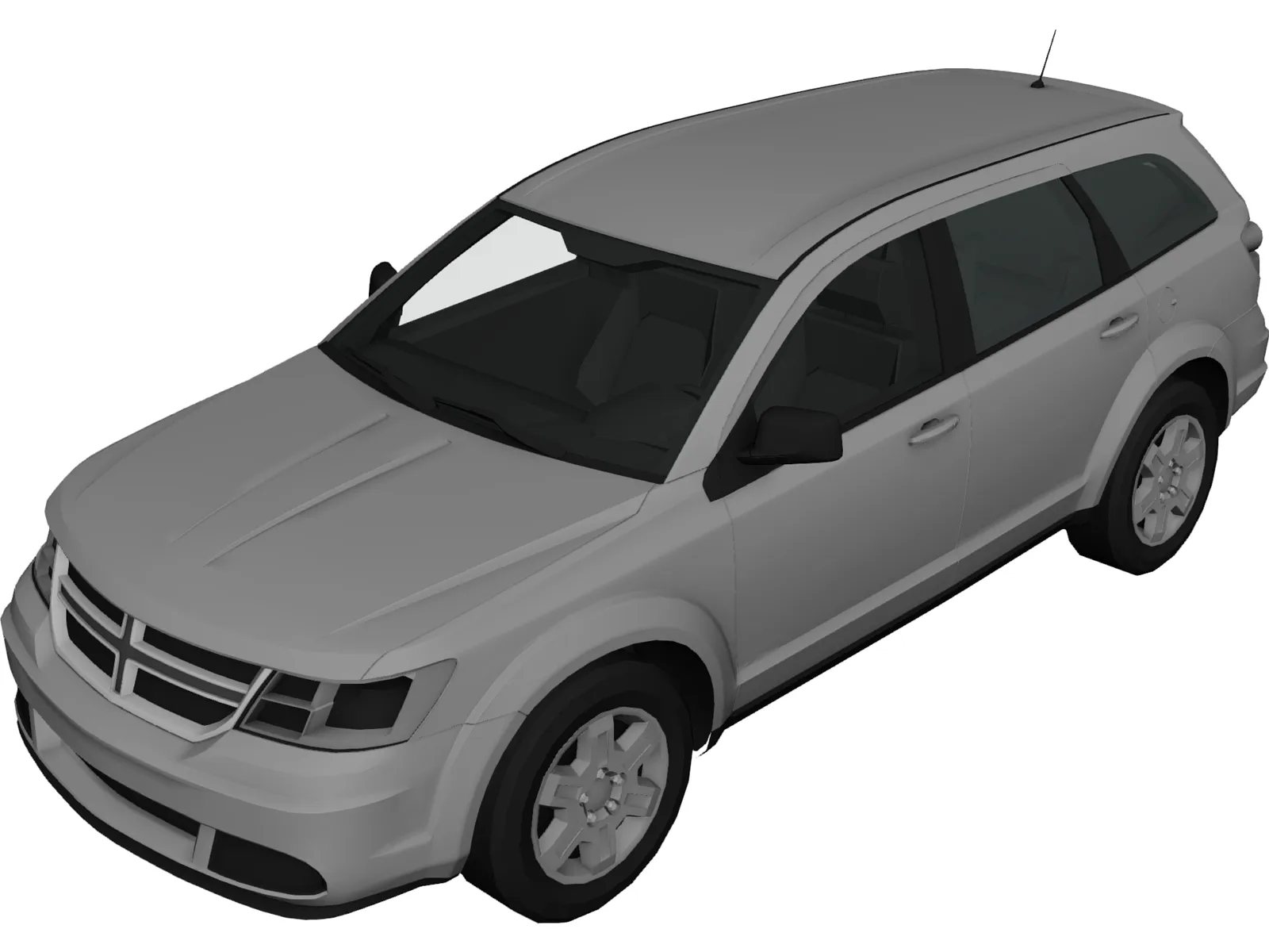 Dodge Journey (2012) 3D Model