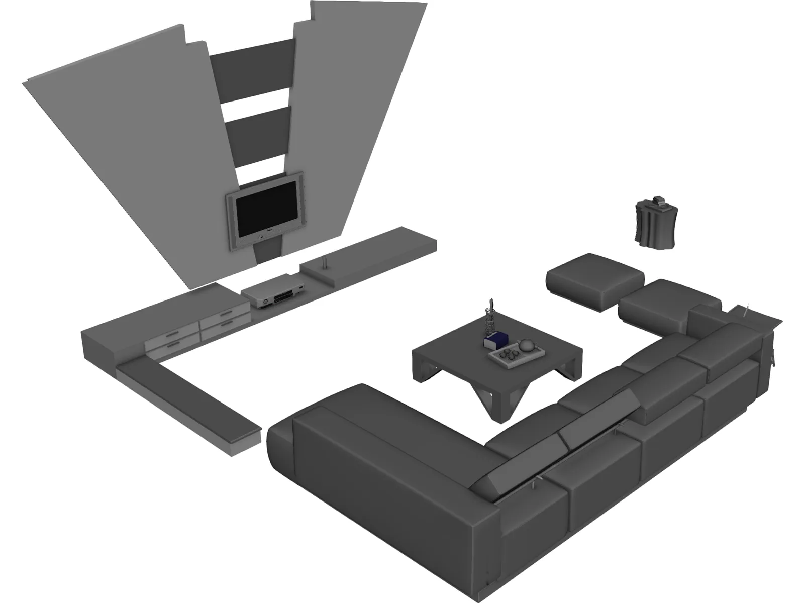 Living Room 3D Model