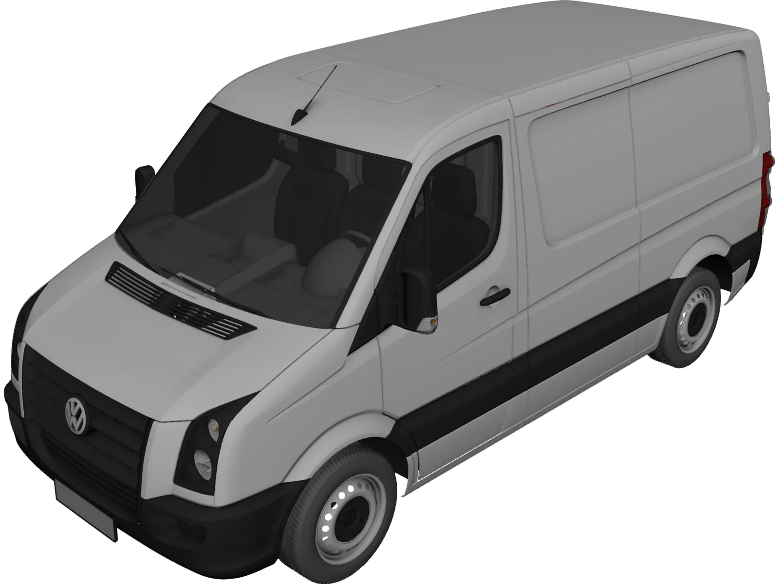 Volkswagen Crafter TDi 3D Model