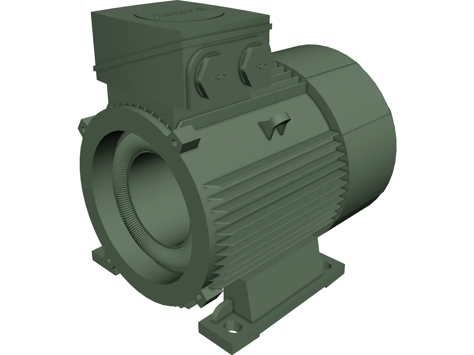 Siemens Electric Motor 3D Model