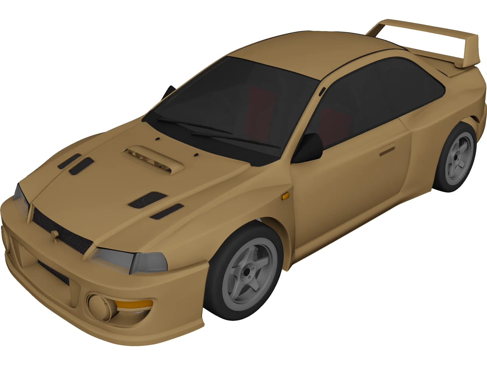 Subaru Impreza Coupe 3D Model