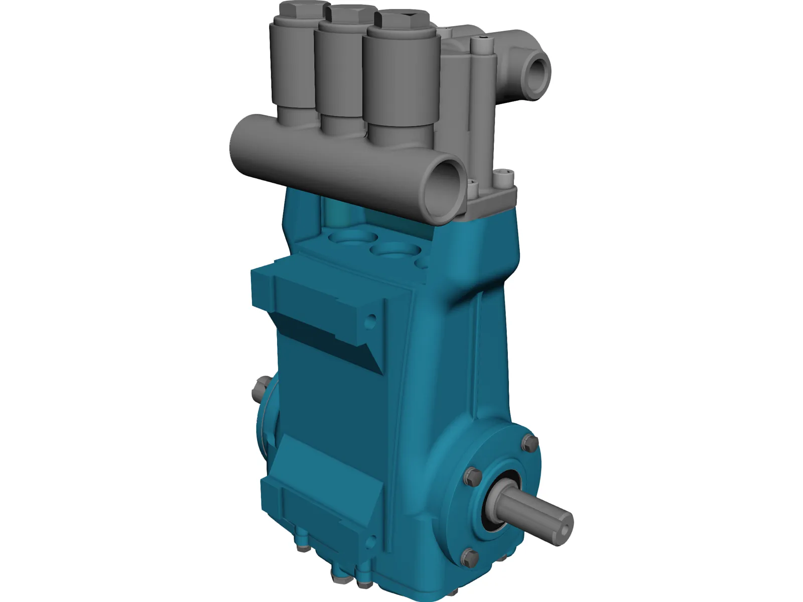 CAT 2510 High Pressure Pump 3D Model