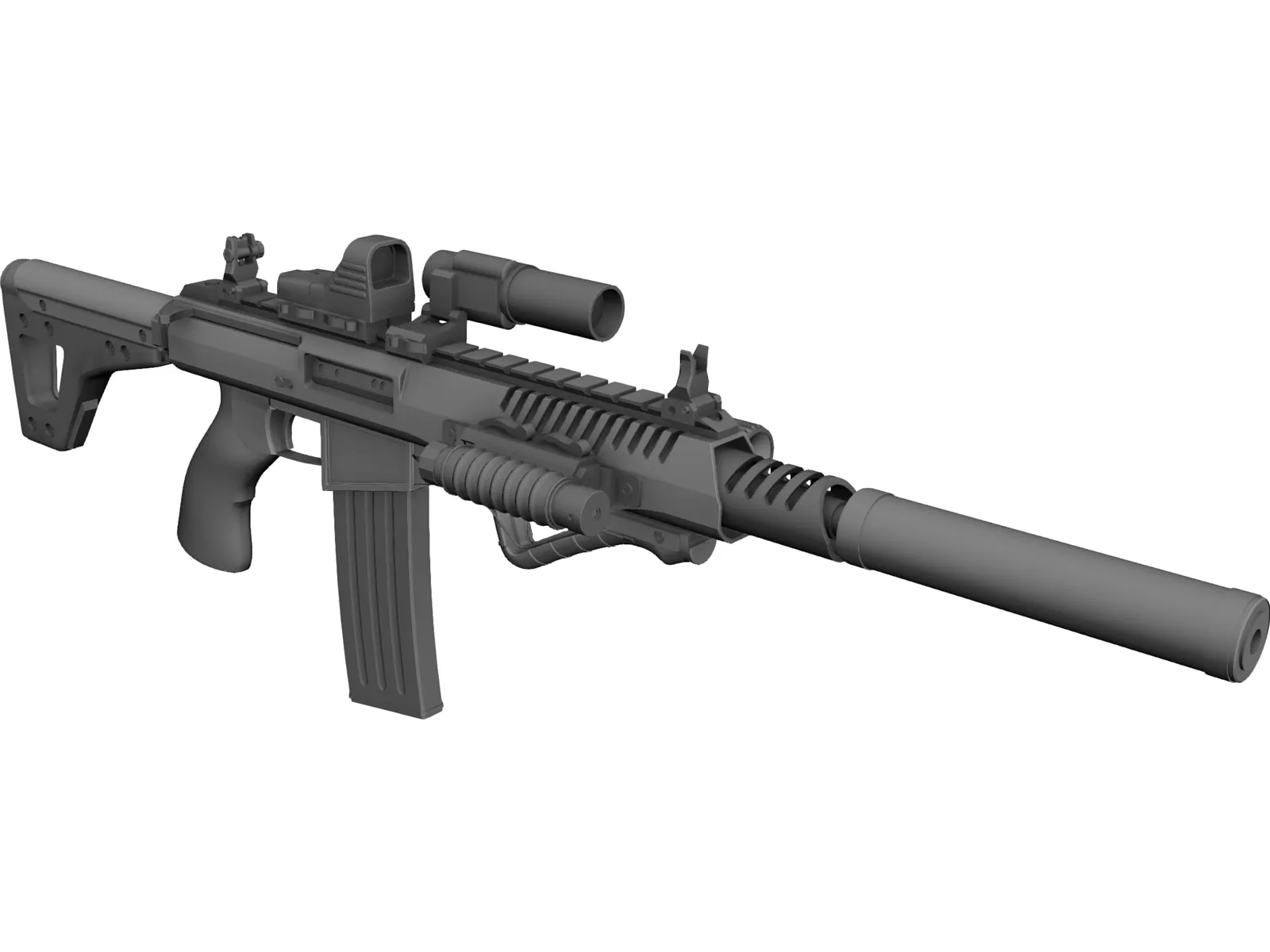 XM18 3D Model