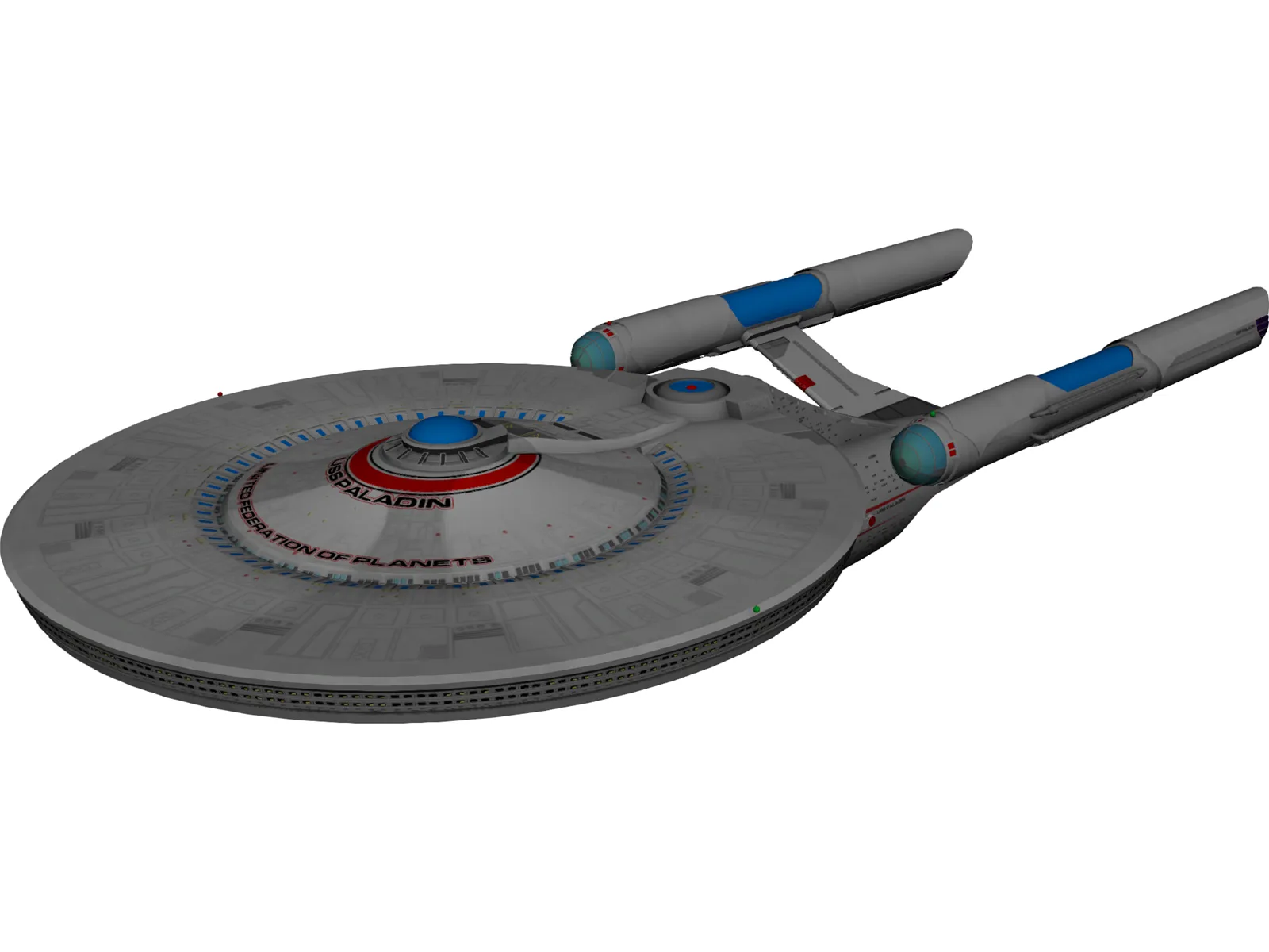 Star Trek USS Paladin 3D Model