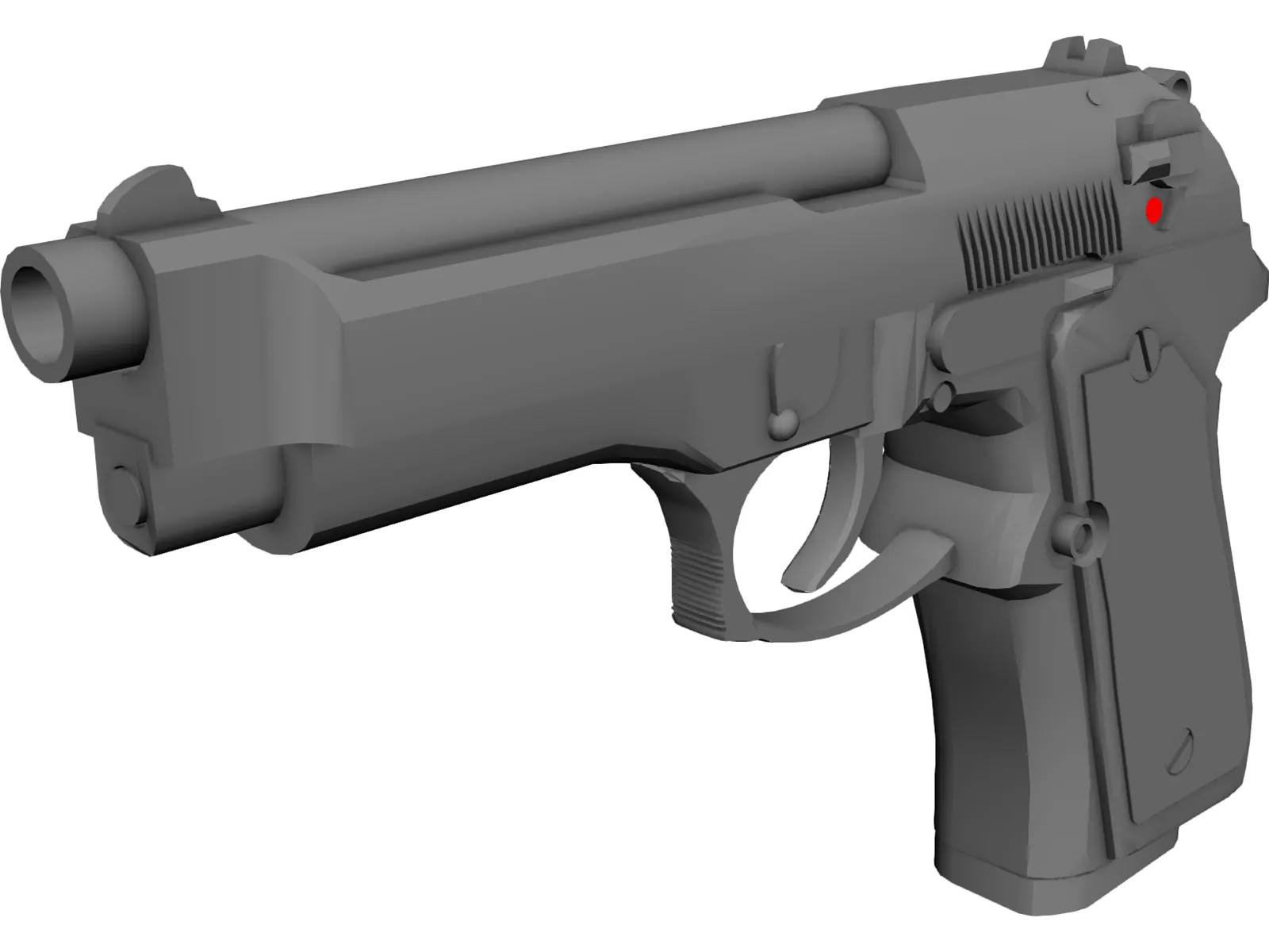 Beretta M9 3D Model