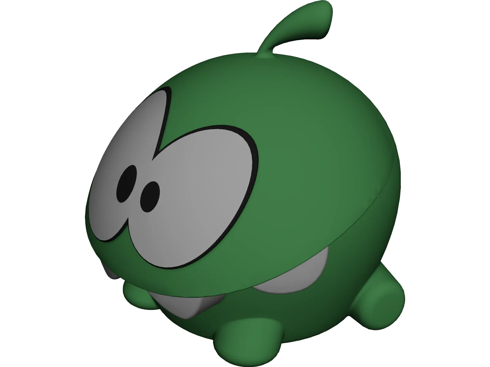 Cut Om Nom 3D Model