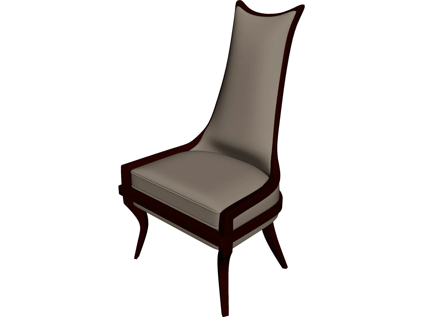 Wooden Chair 3D Model