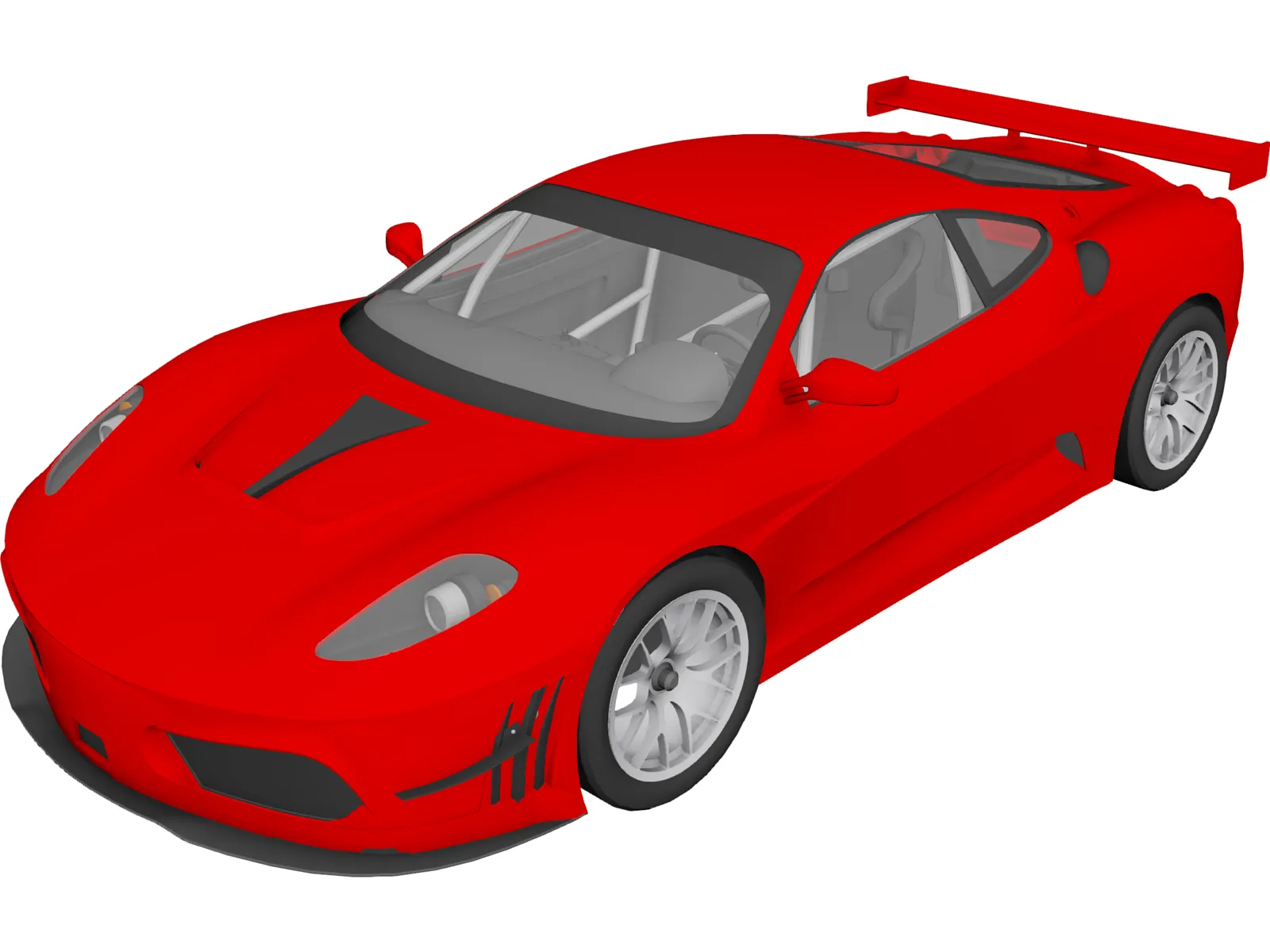 Ferrari F430 GT2 3D Model