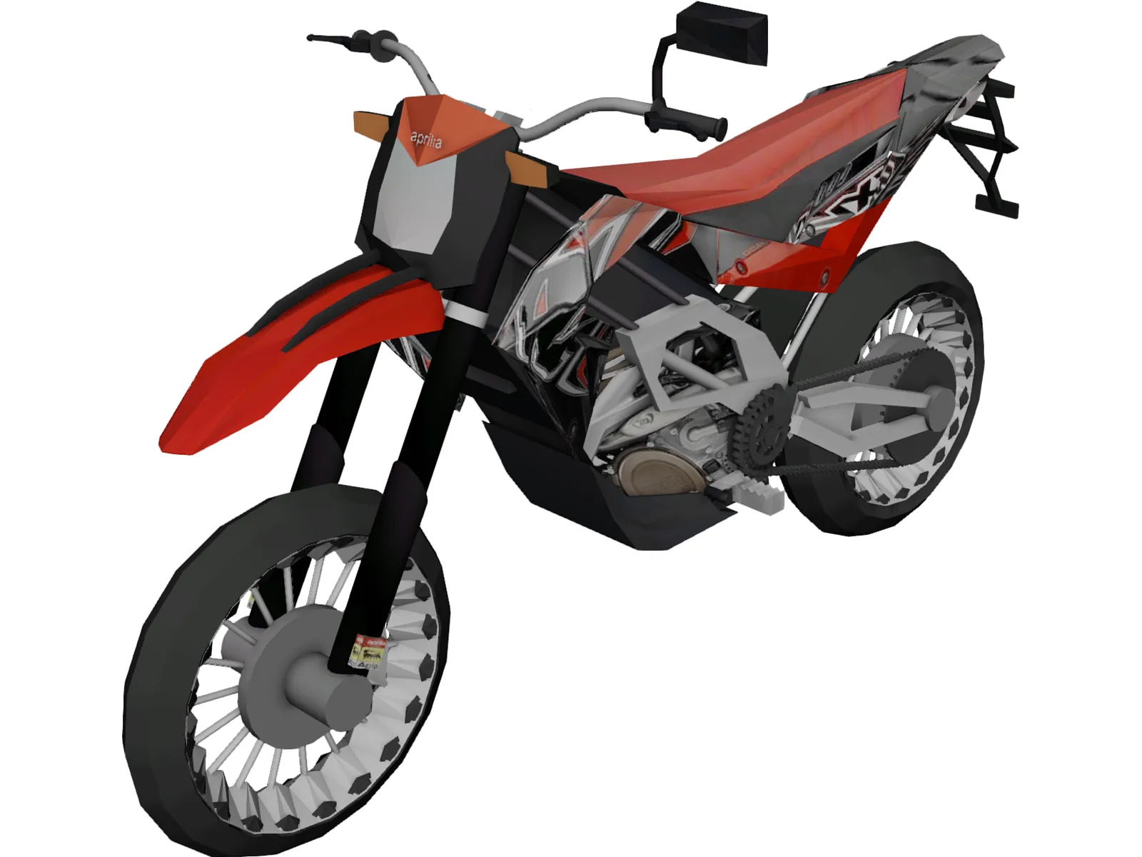 Aprilia SXV 450 3D Model