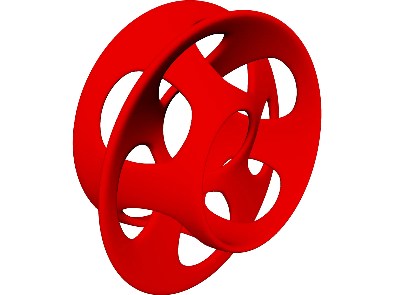 Moebius Strip 3D Model