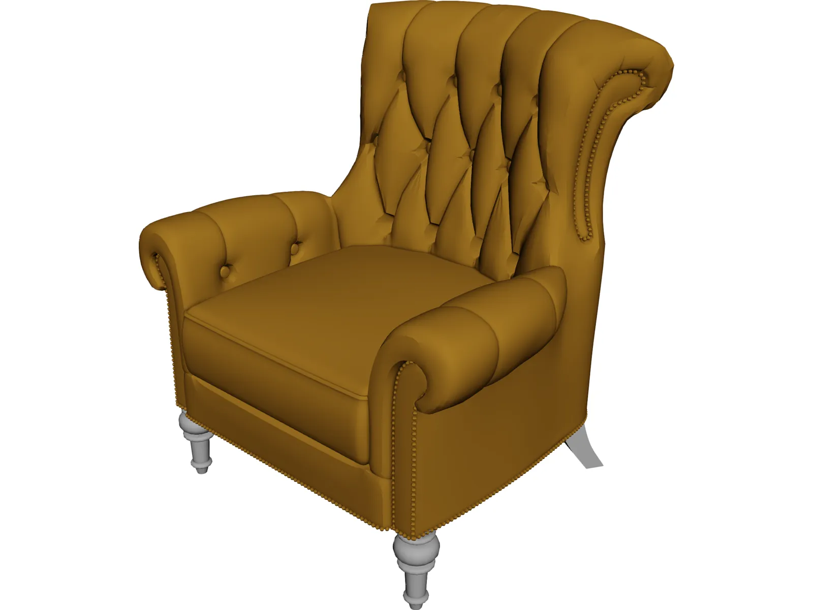 Single Sofa 3D Model