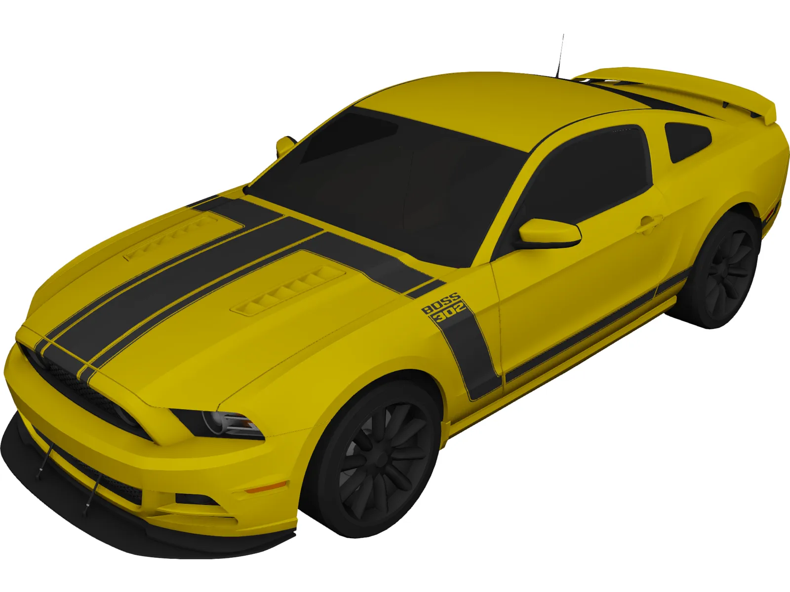 Ford Mustang Boss 302 (2013) 3D Model