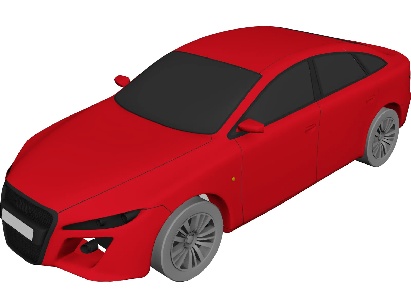 Audi A6 Concept 3D Model