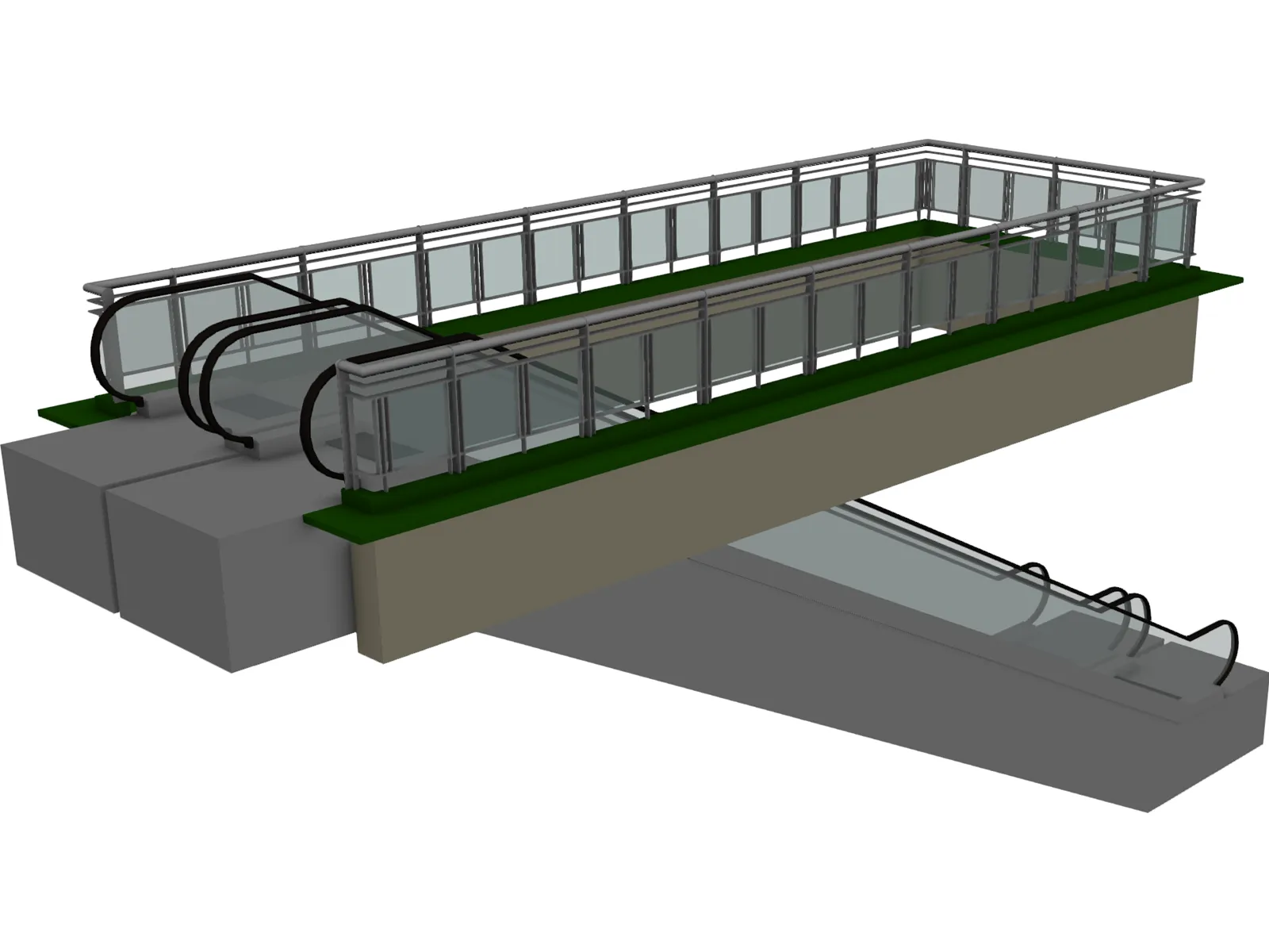 Escalator 3D Model