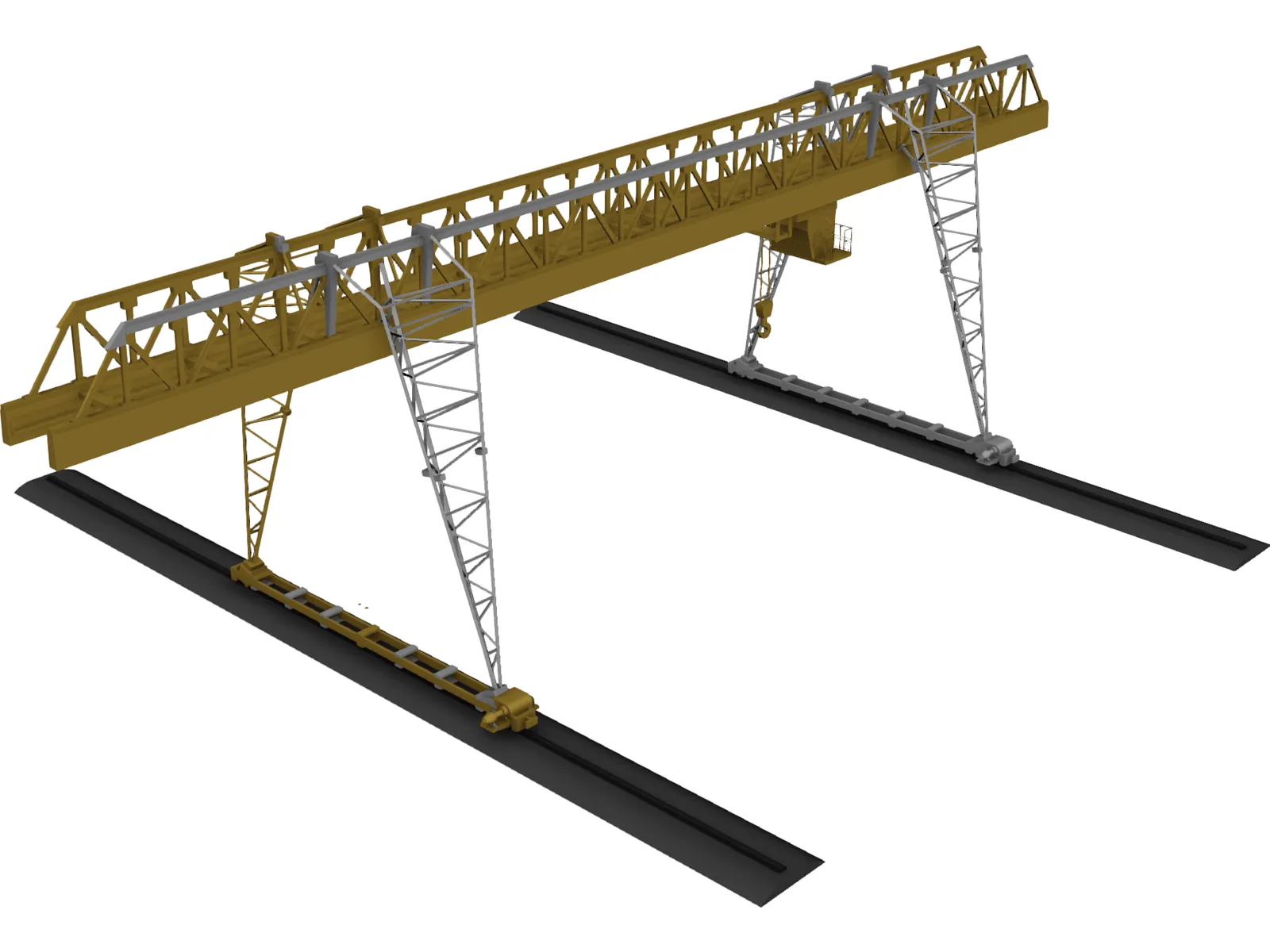 Gantry Crane 3D Model