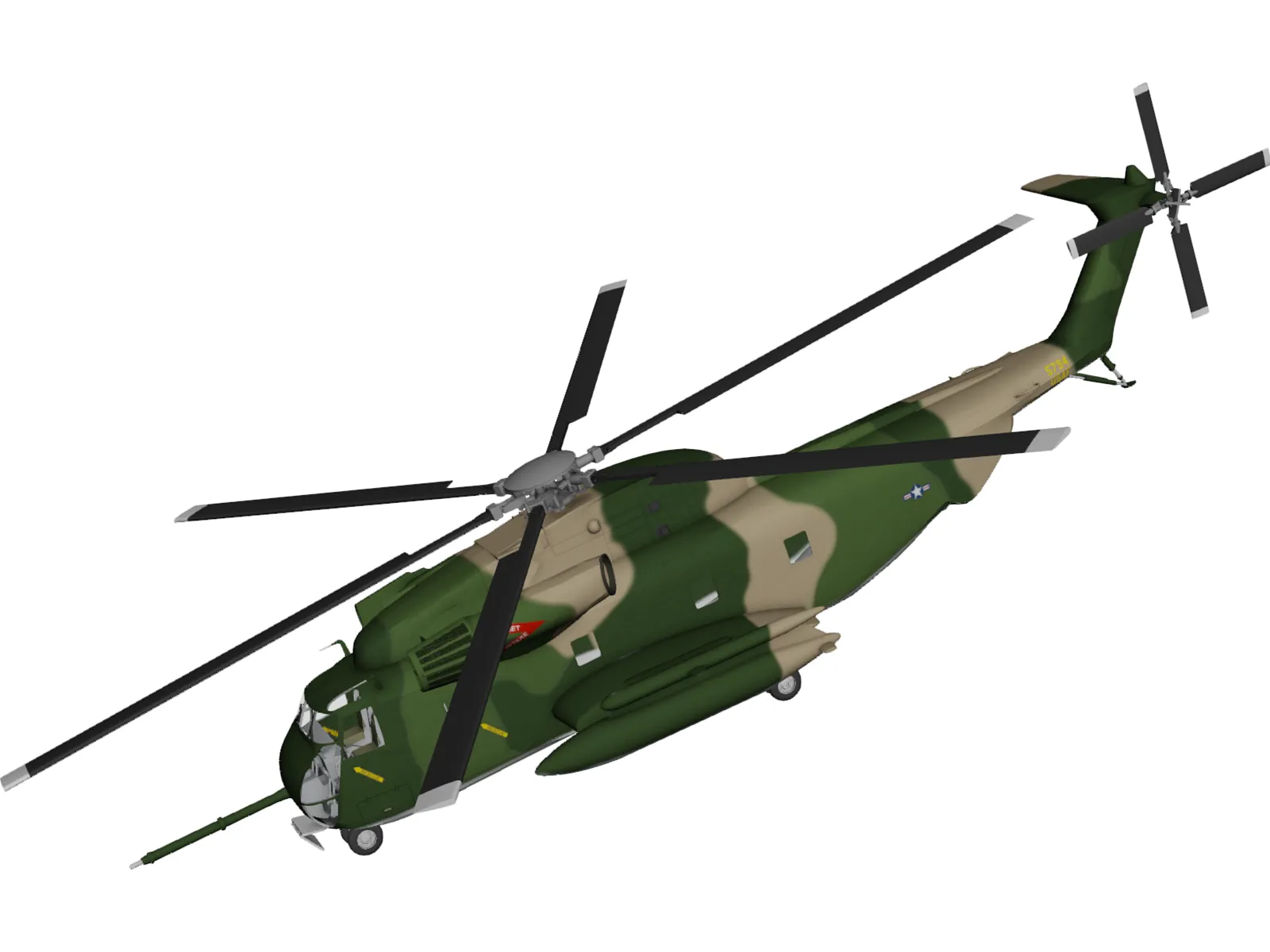 Sikorsky CH-53 Stallion 3D Model