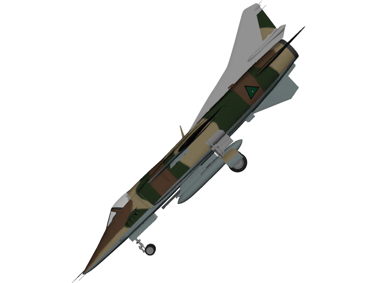 Jaguar Sepecat 3D Model