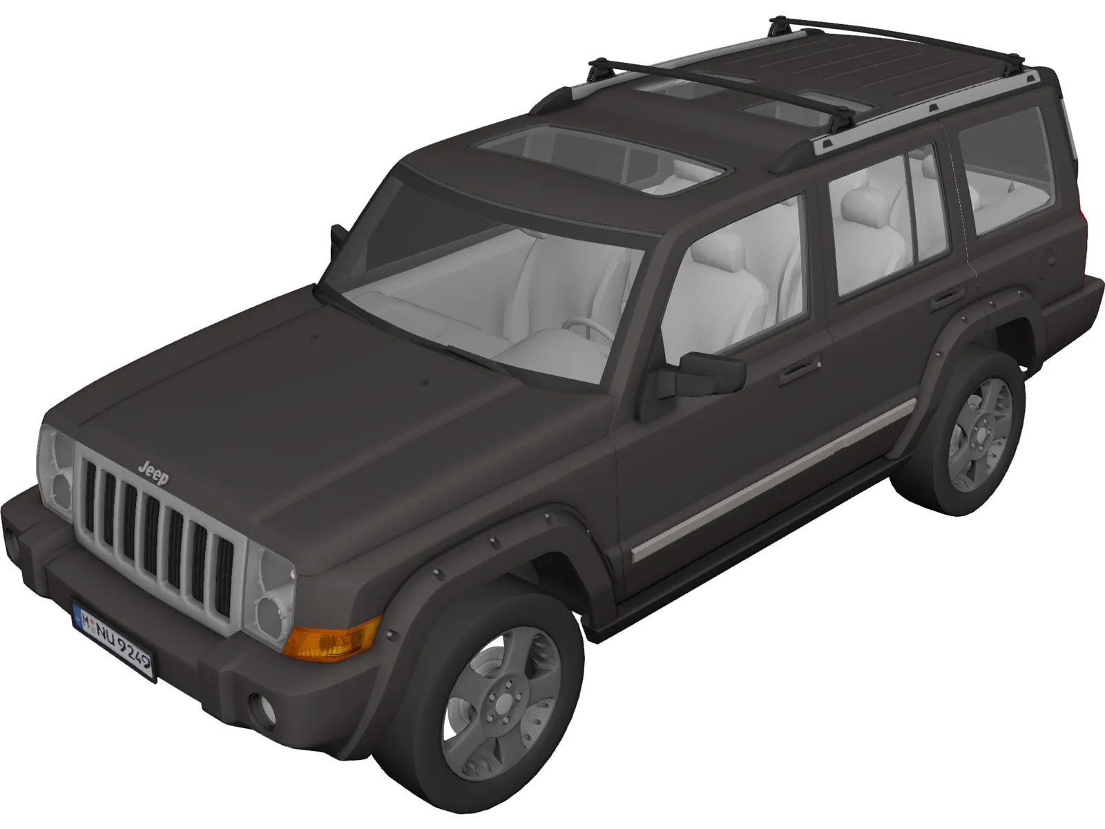 Jeep Commander (2007) 3D Model