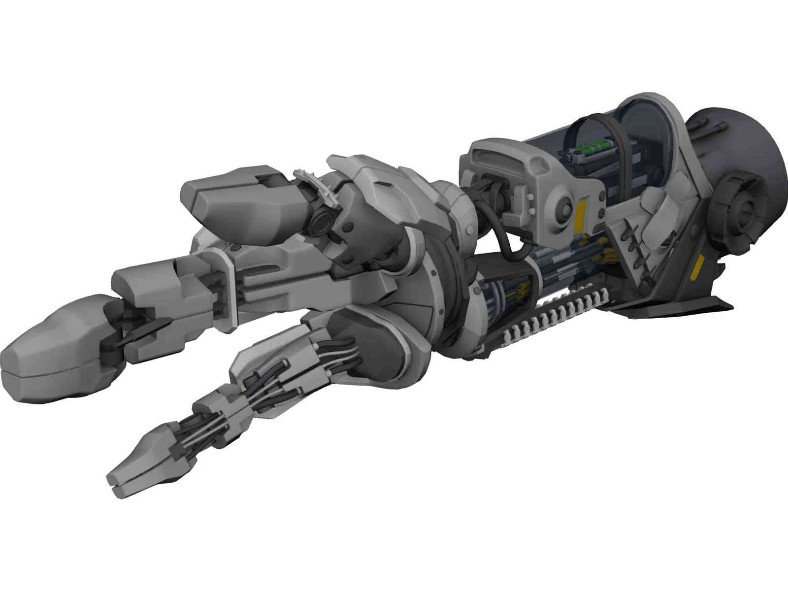 Robot Arm 3D Model