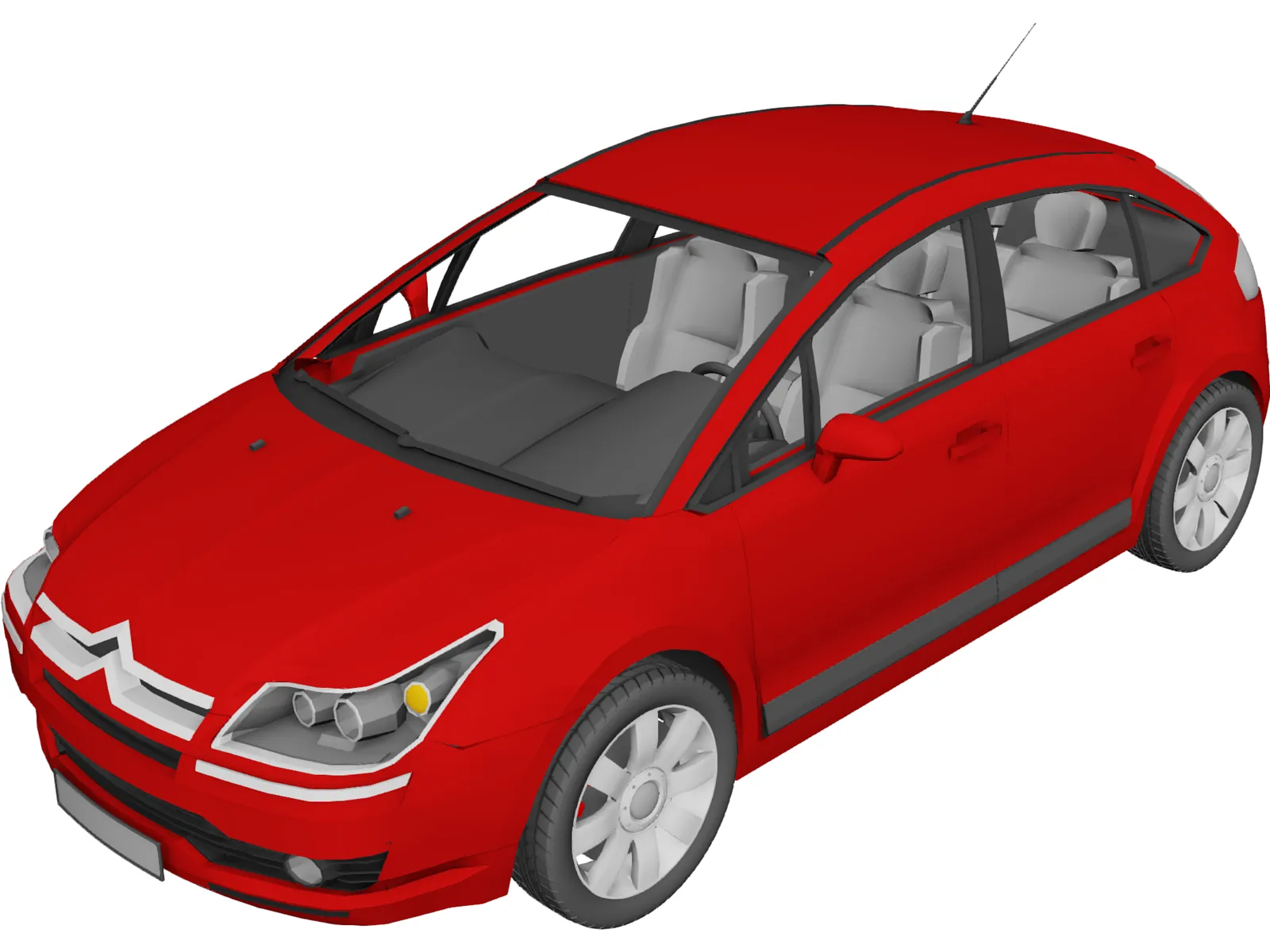 Citroen C4 3D Model