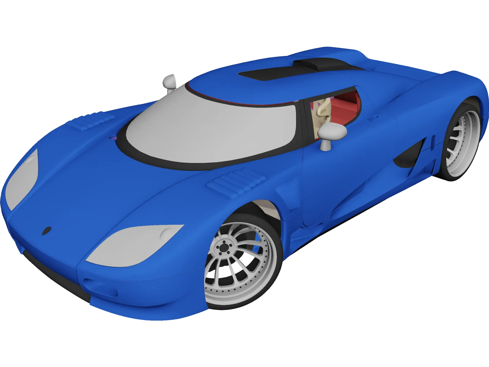 Koenigsegg CC (2008) 3D Model