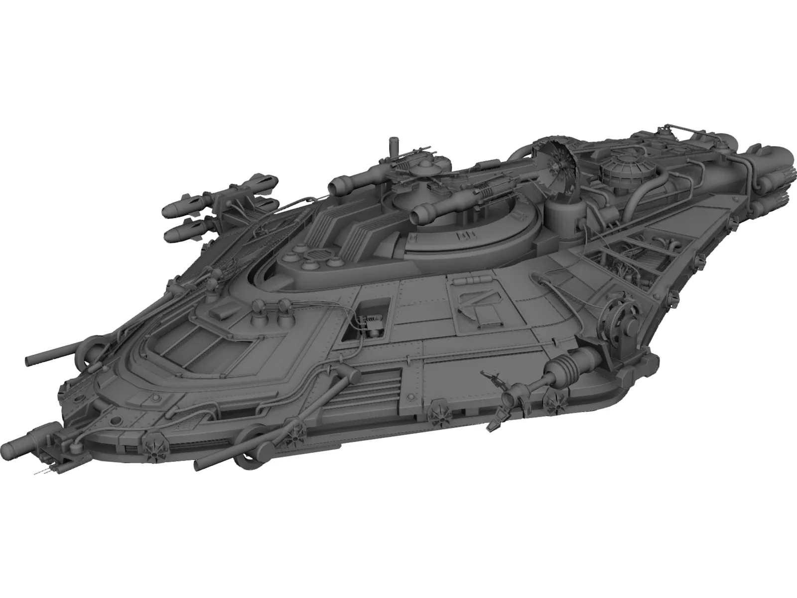 Spaceship 3D Model