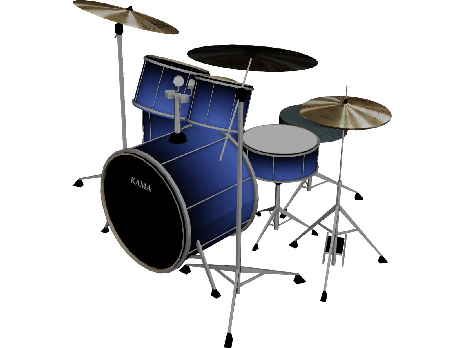 Kama Custom Drumkit 3D Model