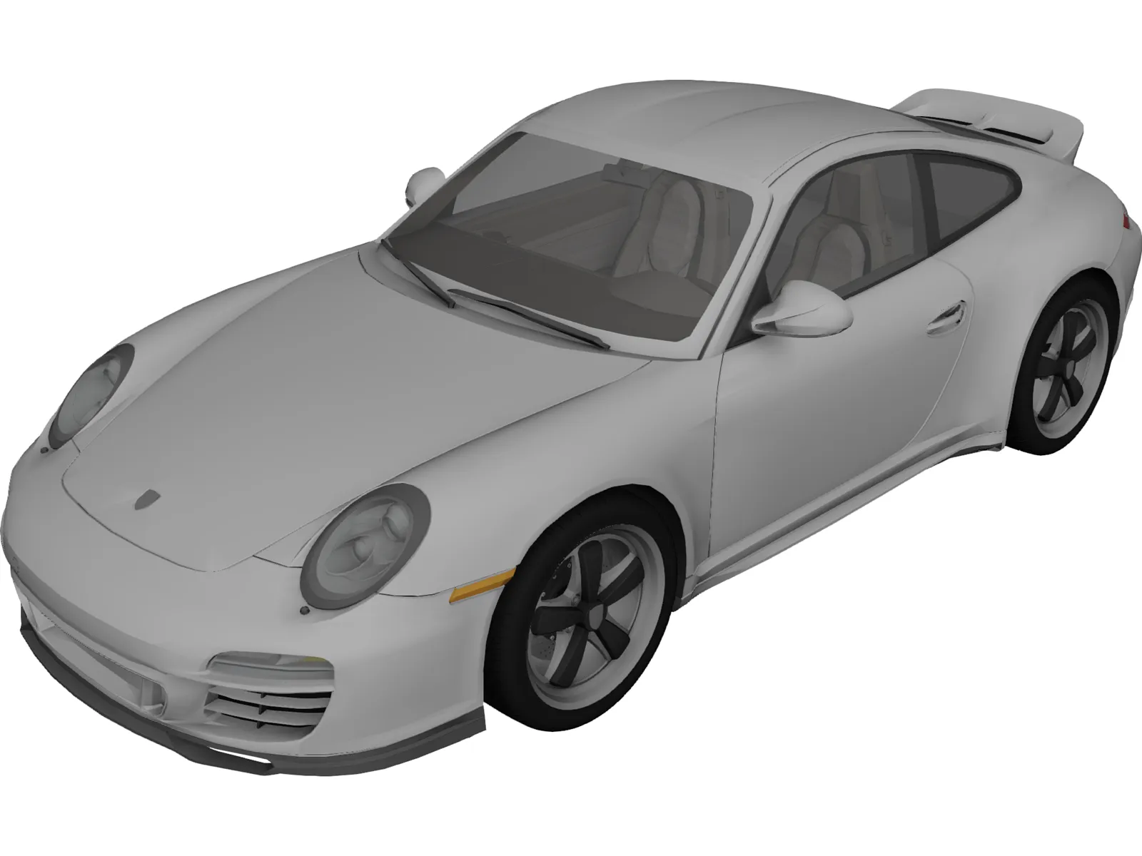 Porsche 911 997 Sport Classic 3D Model