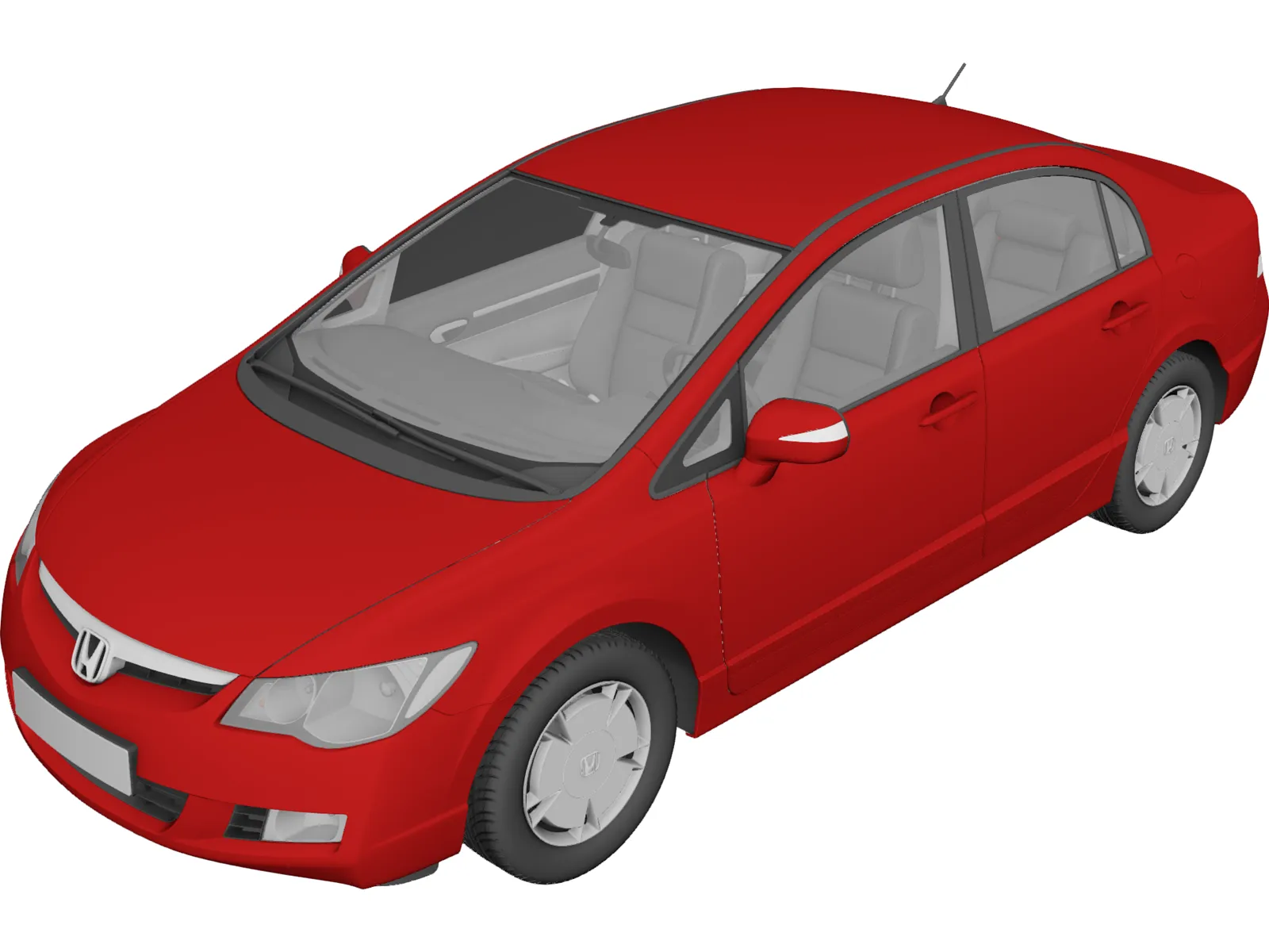 Honda Civic Sedan VIII 3D Model