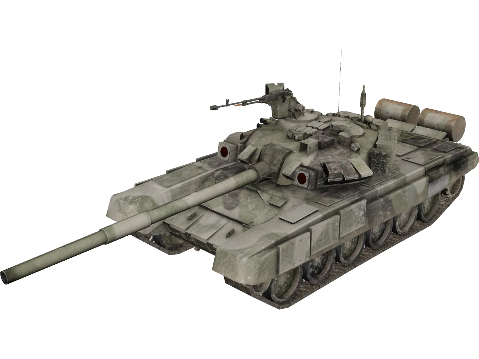 T90 Russian Tank 3D Model