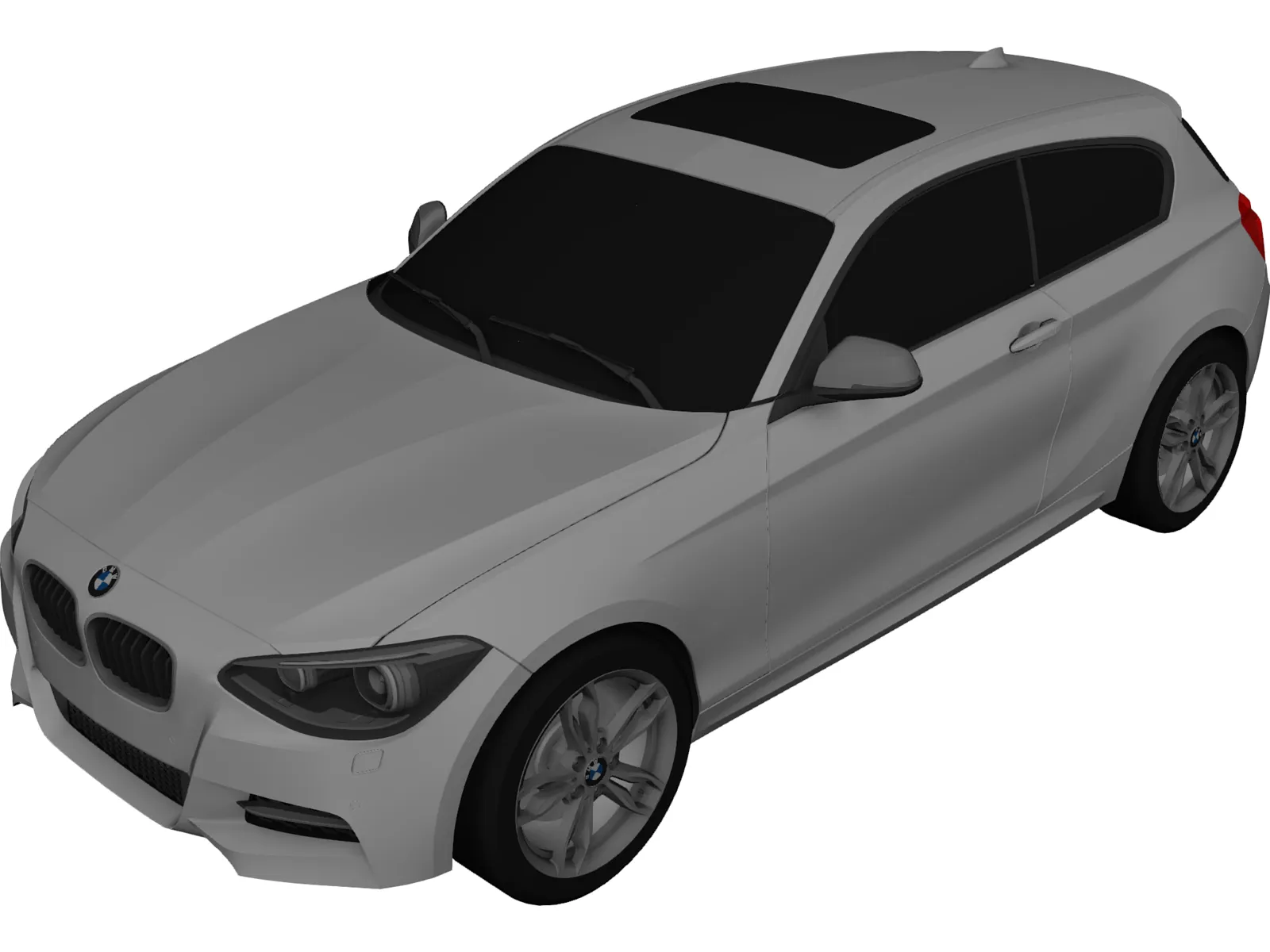 BMW M135i F21 (2012) 3D Model