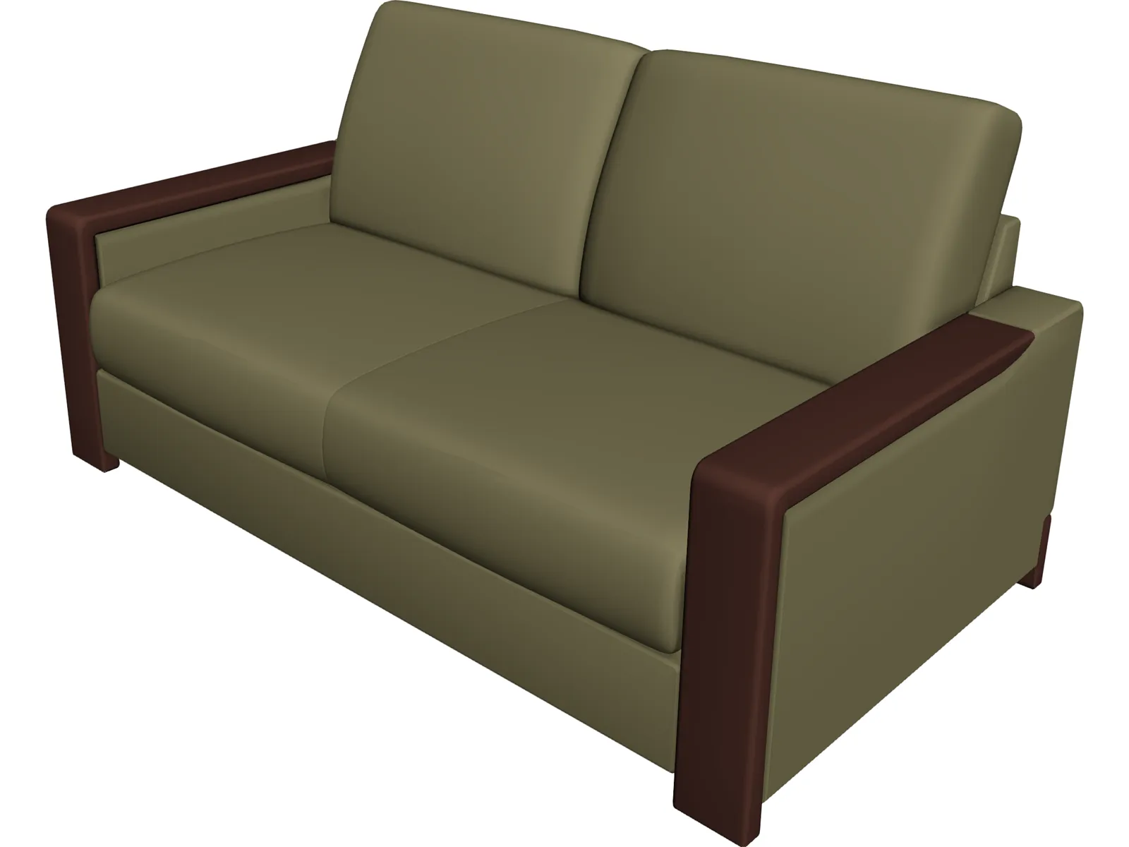 Classic Couch 3D Model