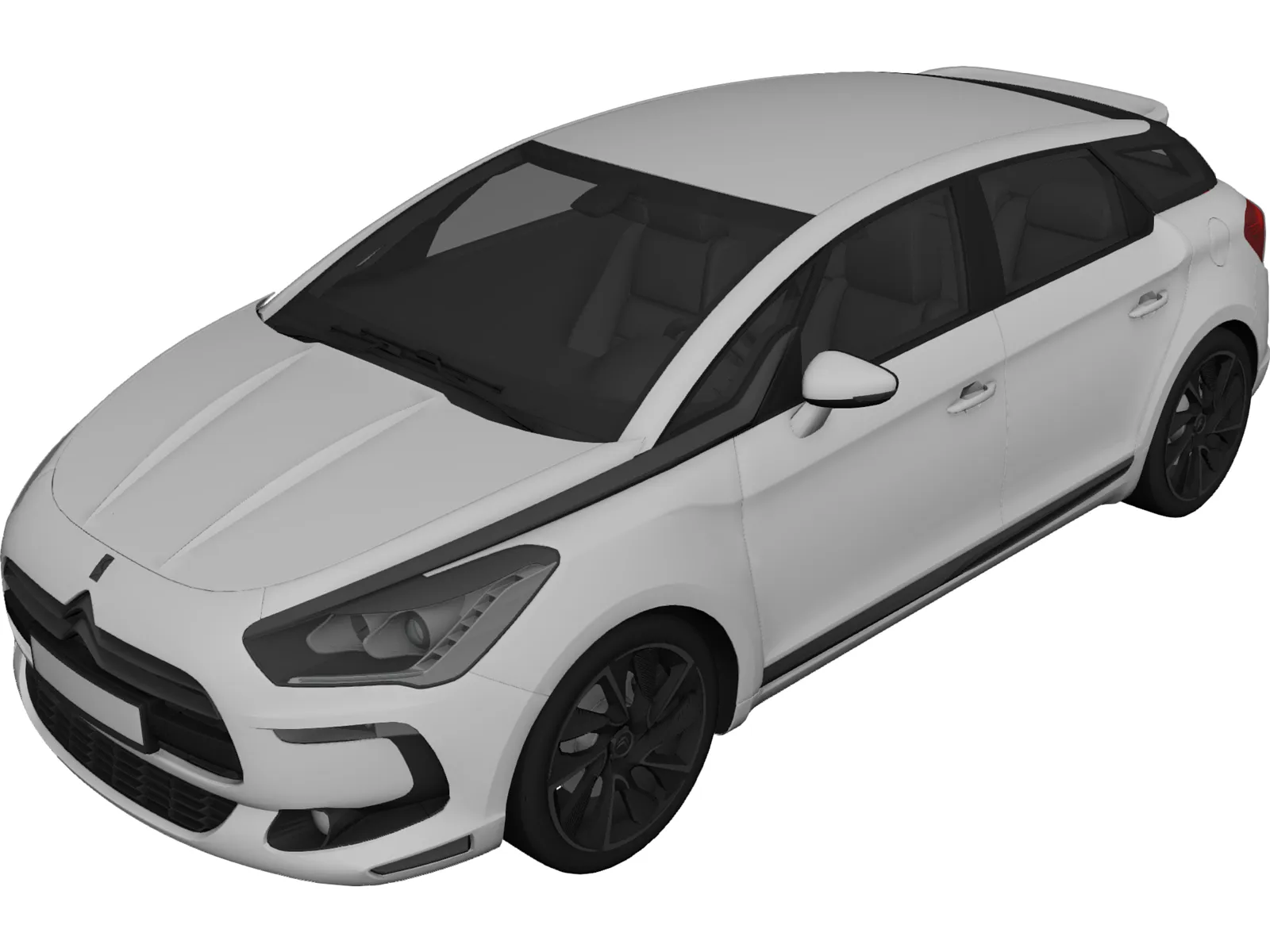 Citroen DS5 (2012) 3D Model