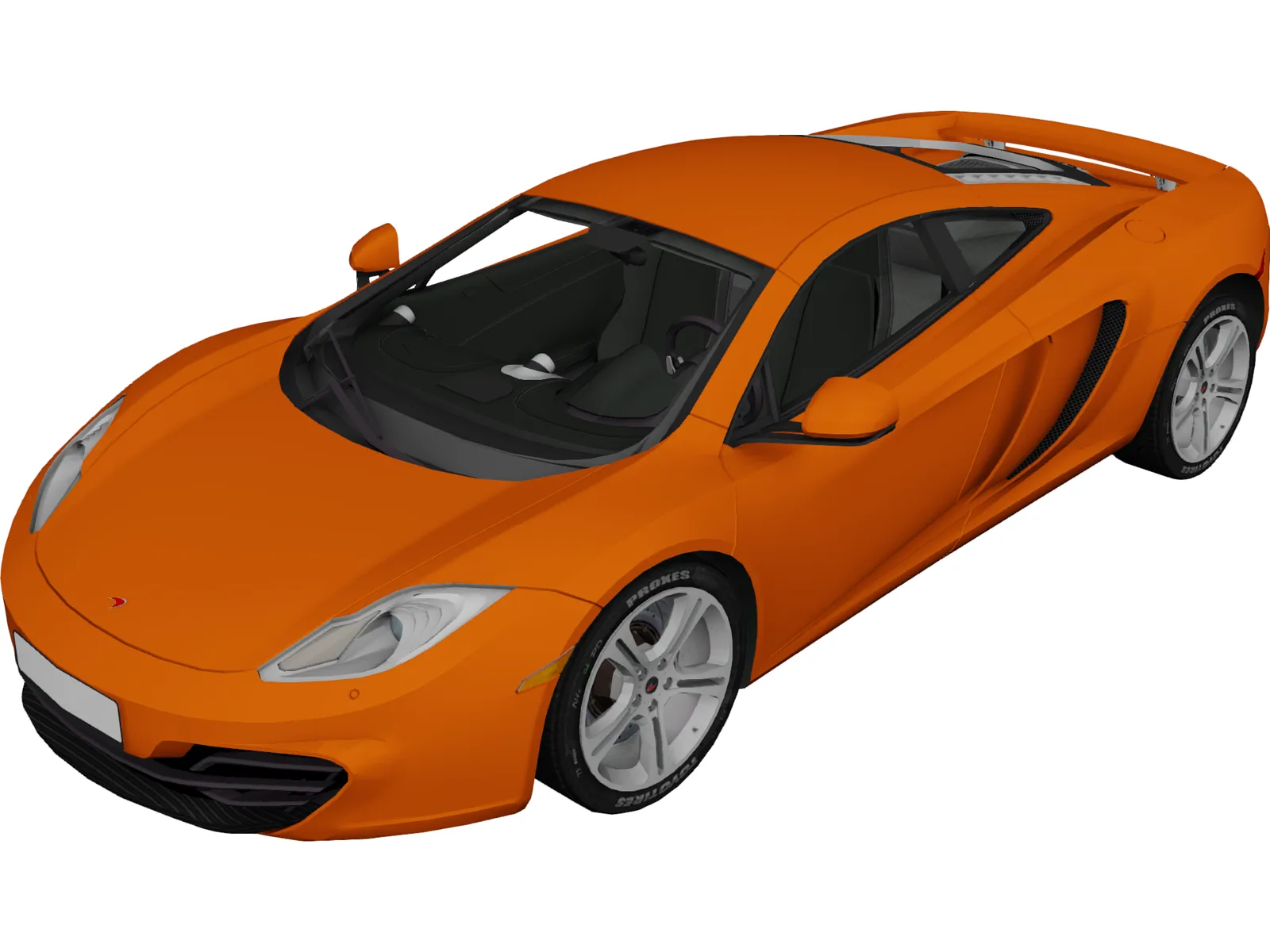 McLaren MP4-12C 3D Model