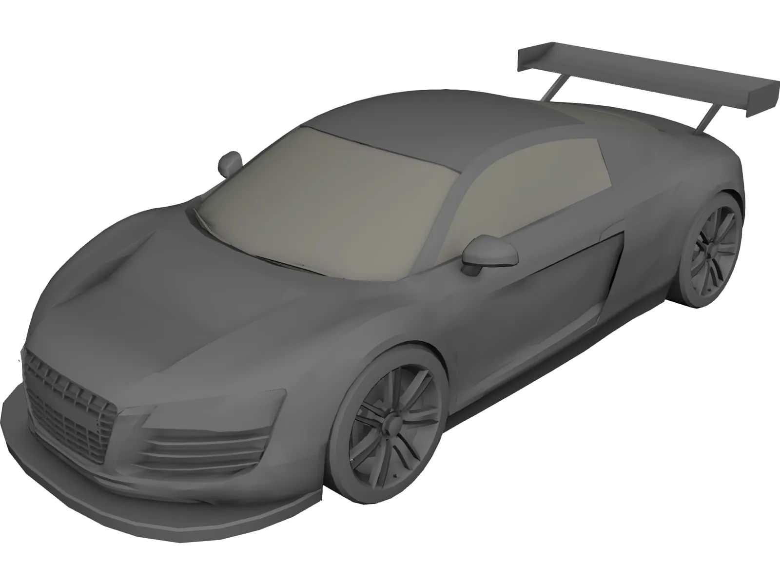 Audi R8 GT3 3D Model