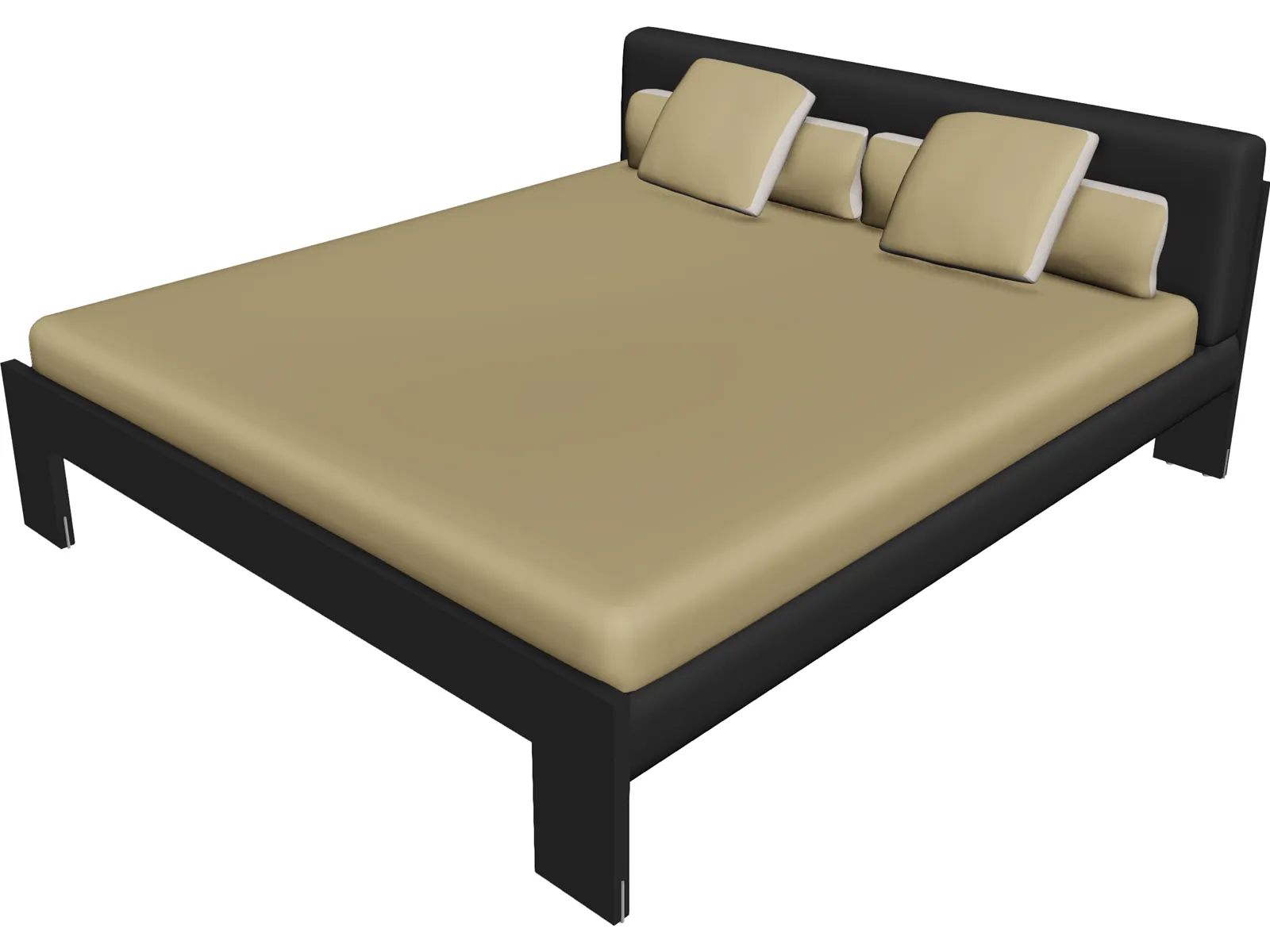 Brooks Bed 3D Model