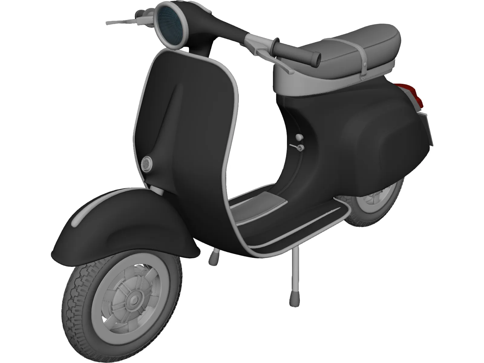 Scooter Vespa 3D Model