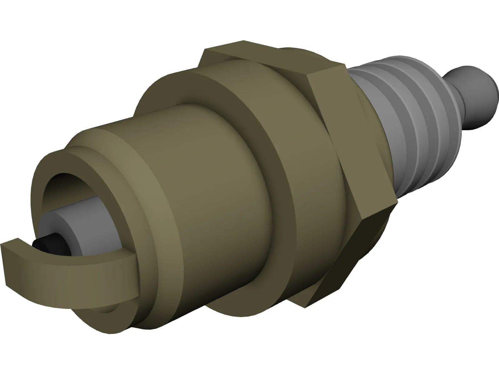 Spark Plug 3D Model