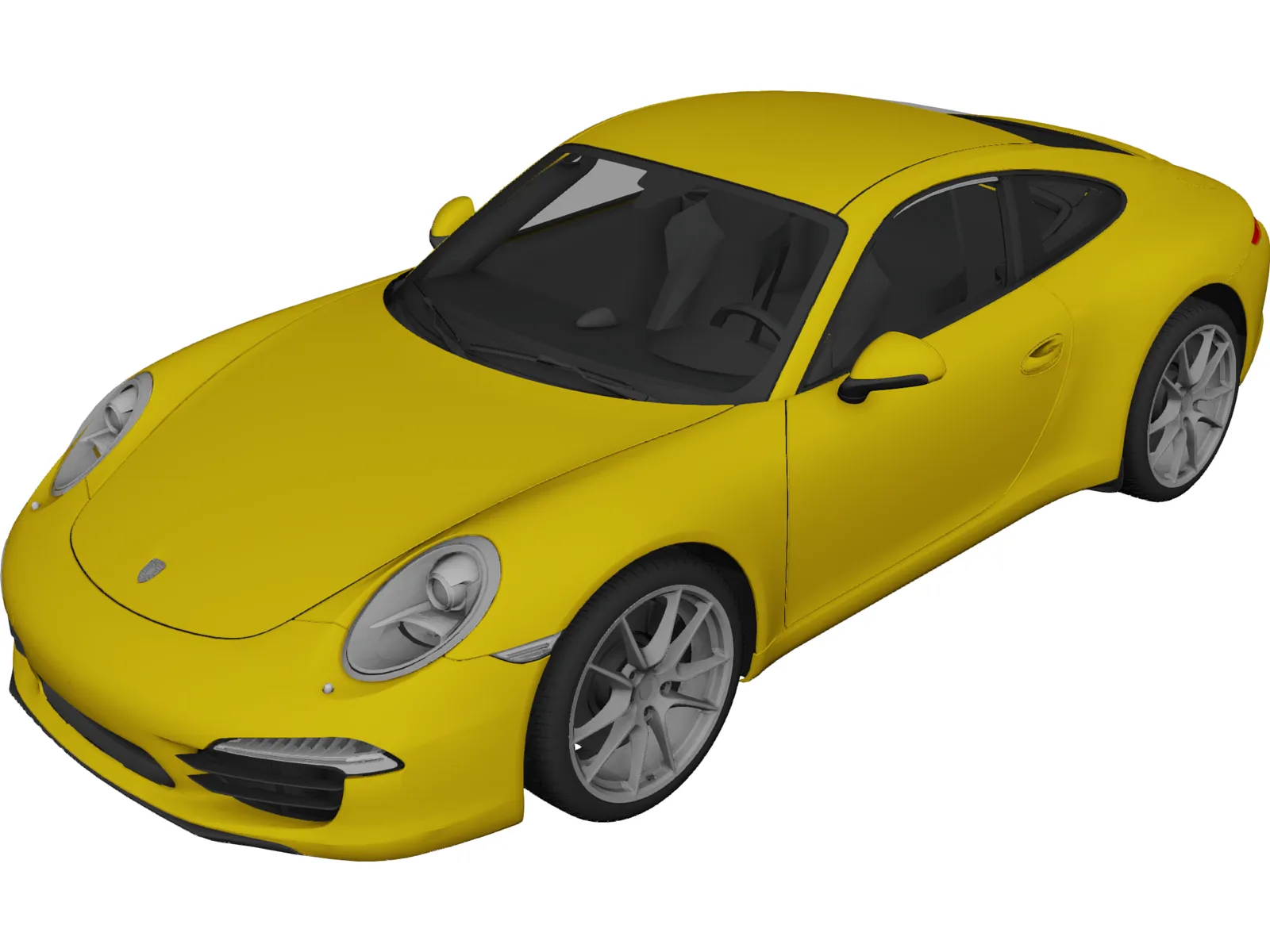 Porsche 911 991 Carrera Coupe 3D Model